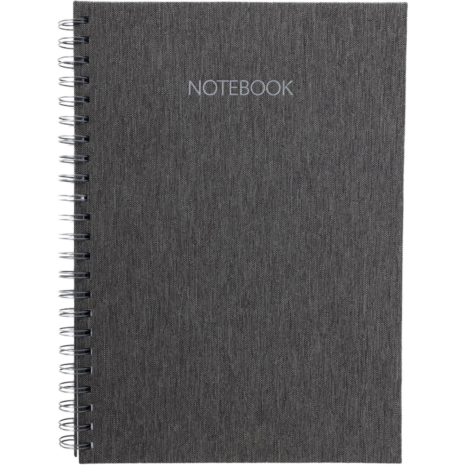Voir la diapositive 3 : AUCHAN Carnet à spirale A4 100 pages petits carreaux 5x5 avec marque-page