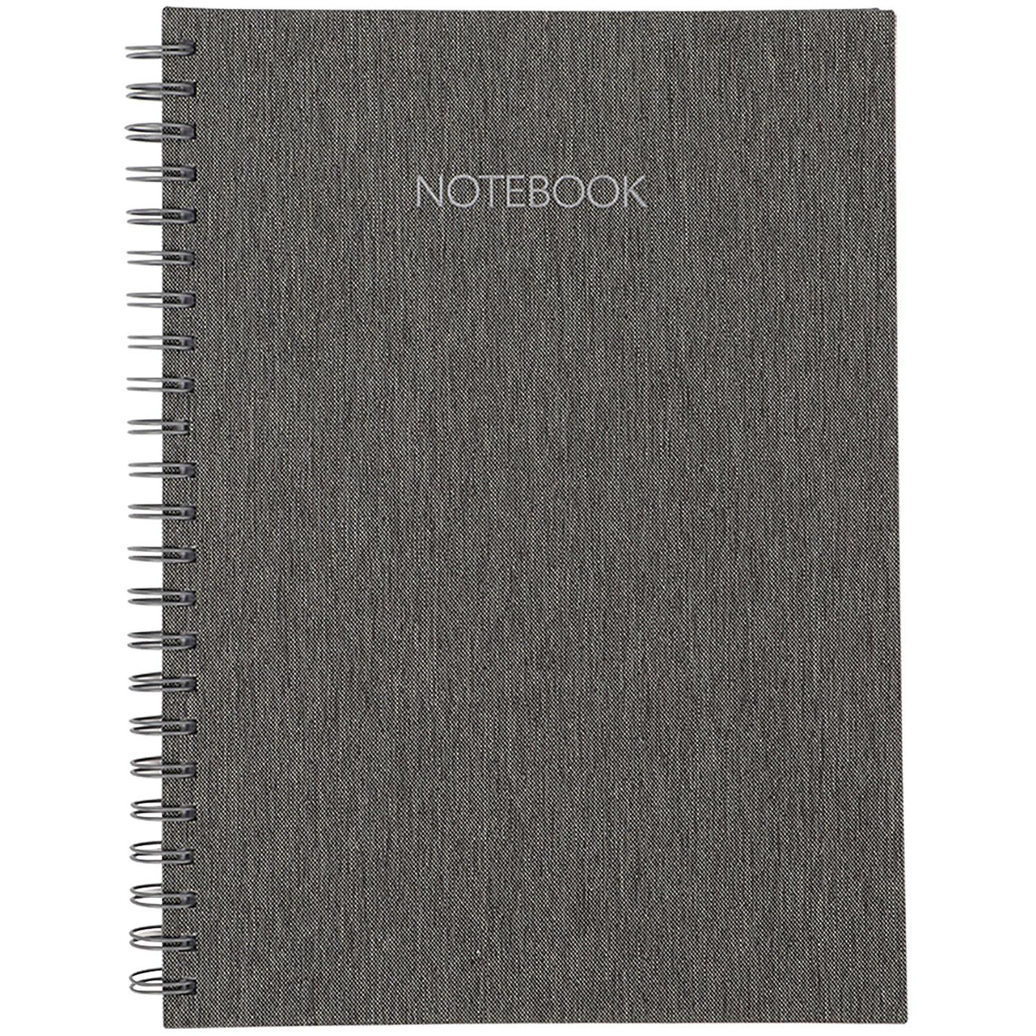Voir la diapositive 6 : AUCHAN Carnet à spirale A4 100 pages petits carreaux 5x5 avec marque-page