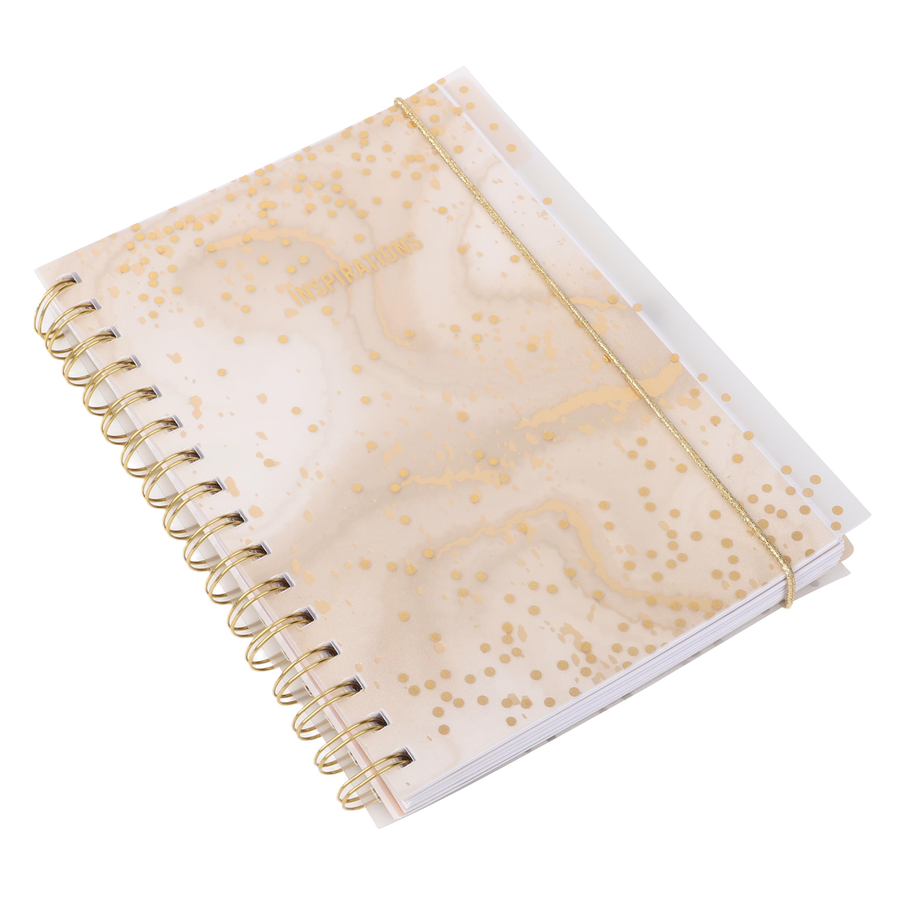 Voir la diapositive 3 : AUCHAN Carnet de Notes A5 Couverture Transparente 120 lignes vierges et 5 intercalaires