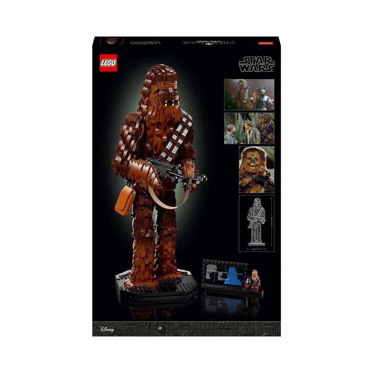LEGO LEGO Star Wars 75371 Chewbacca, Kit de Modélisme Le Retour du Jedi pour Adultes, Figurines de Wookiee avec Arbalète