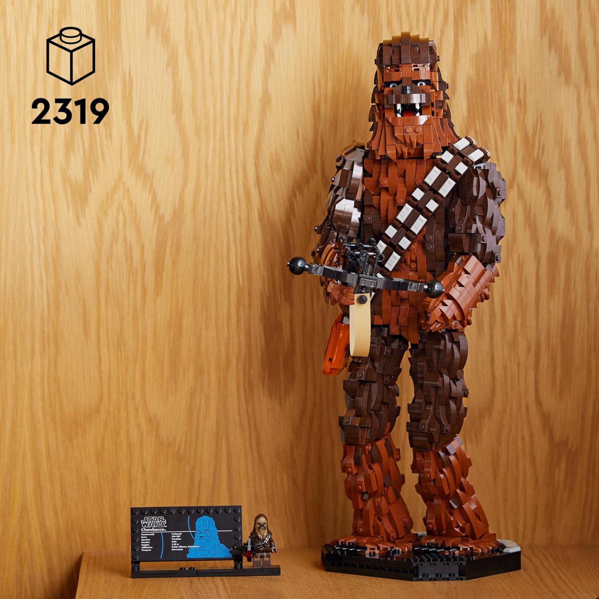 Voir la diapositive 7 : LEGO LEGO Star Wars 75371 Chewbacca, Kit de Modélisme Le Retour du Jedi pour Adultes, Figurines de Wookiee avec Arbalète