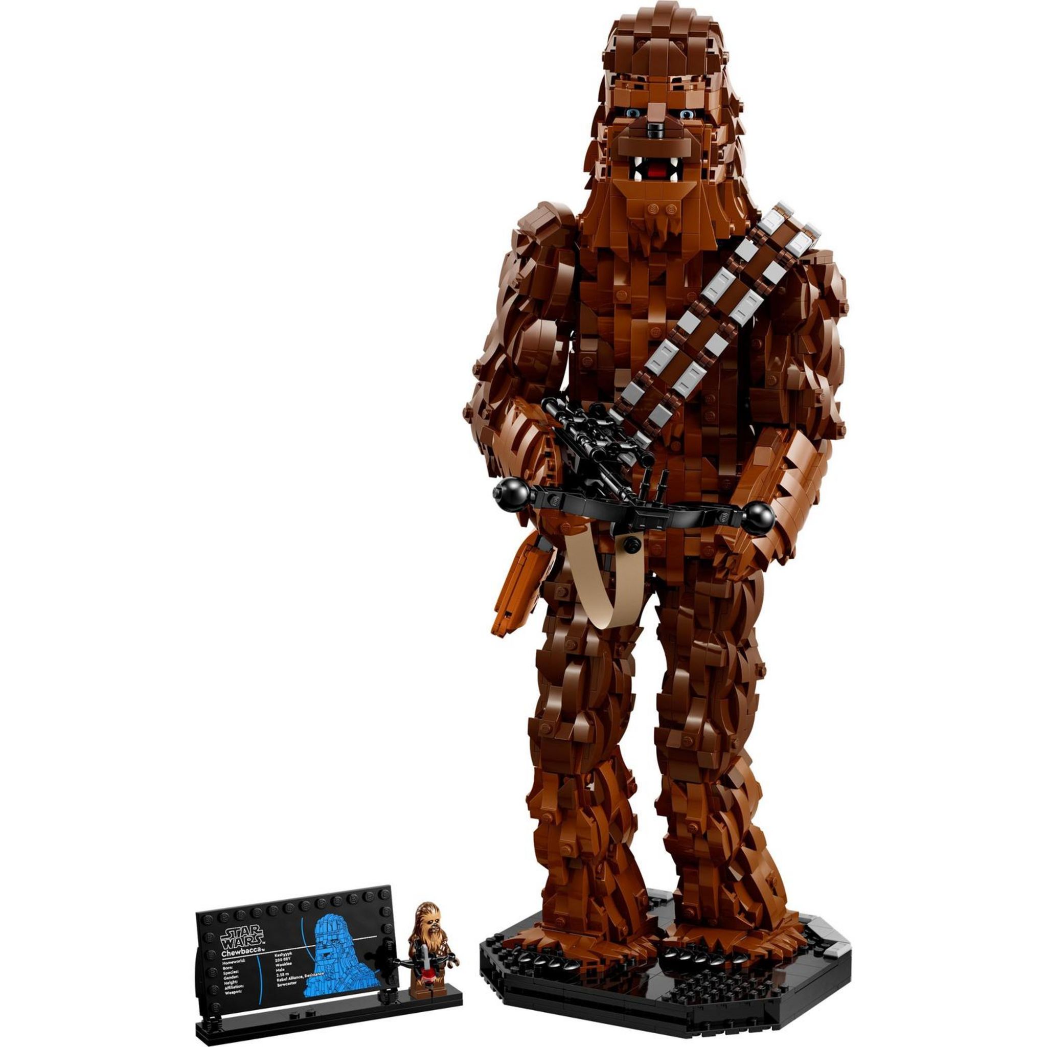 Voir la diapositive 8 : LEGO LEGO Star Wars 75371 Chewbacca, Kit de Modélisme Le Retour du Jedi pour Adultes, Figurines de Wookiee avec Arbalète