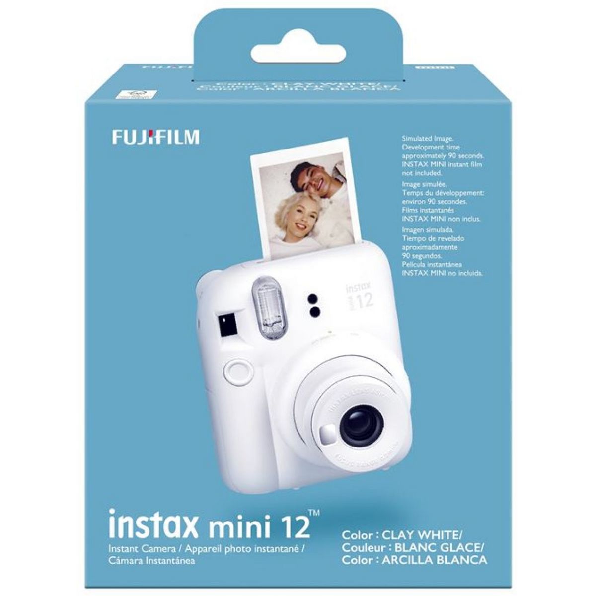 FUJIFILM Appareil photo Instantané INSTAX Mini 12 - Blanc