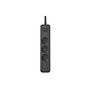 Voir la diapositive 2 : QILIVE Multiprise 3 fiches et 3 prises USB - Noir