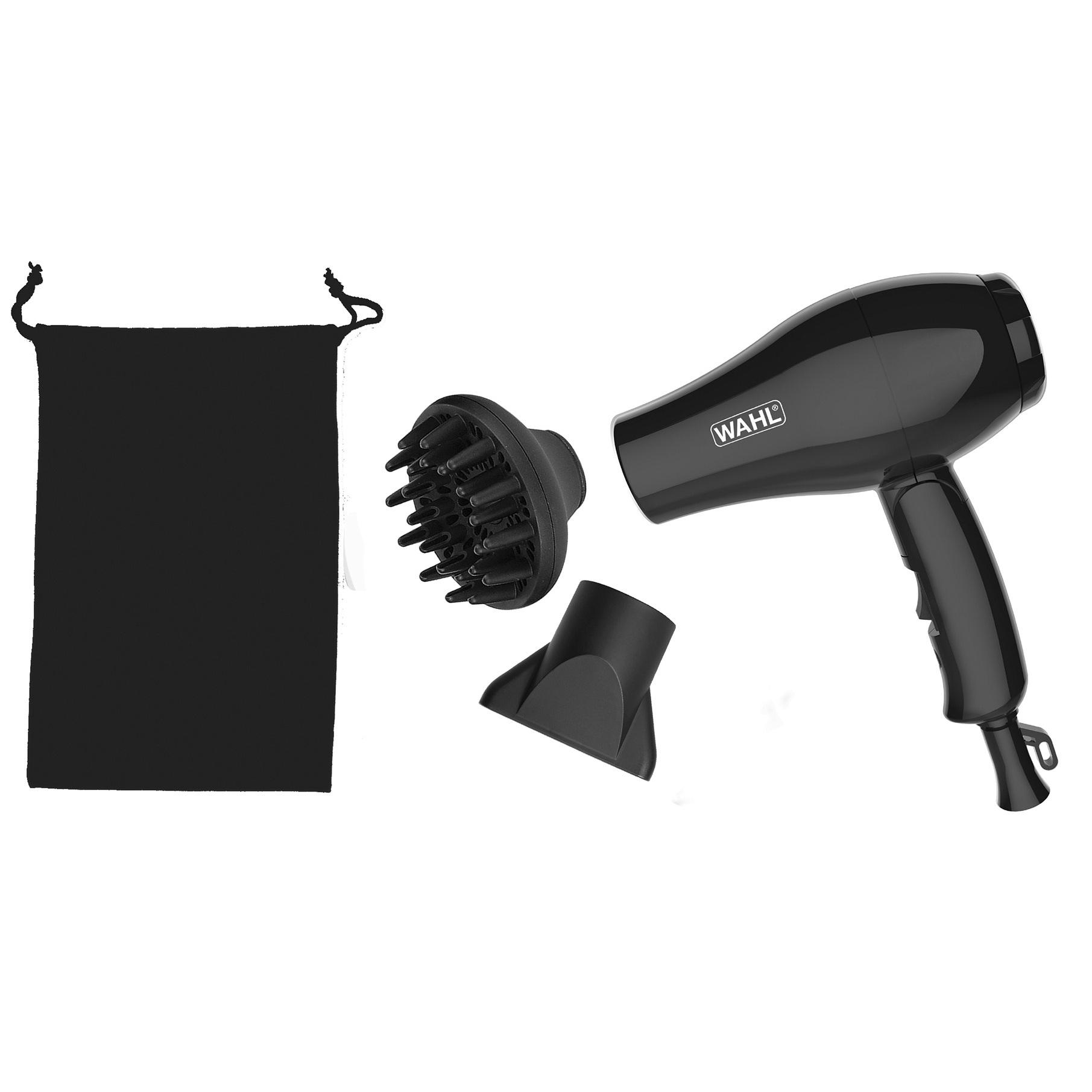 Voir la diapositive 3 : WAHL Sèche cheveux de voyage 3402-0470 - Noir