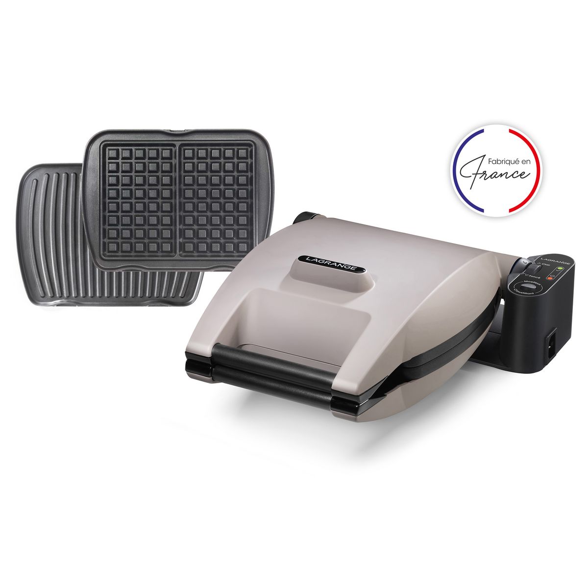 LAGRANGE Gaufrier 19332 - Gris perlé