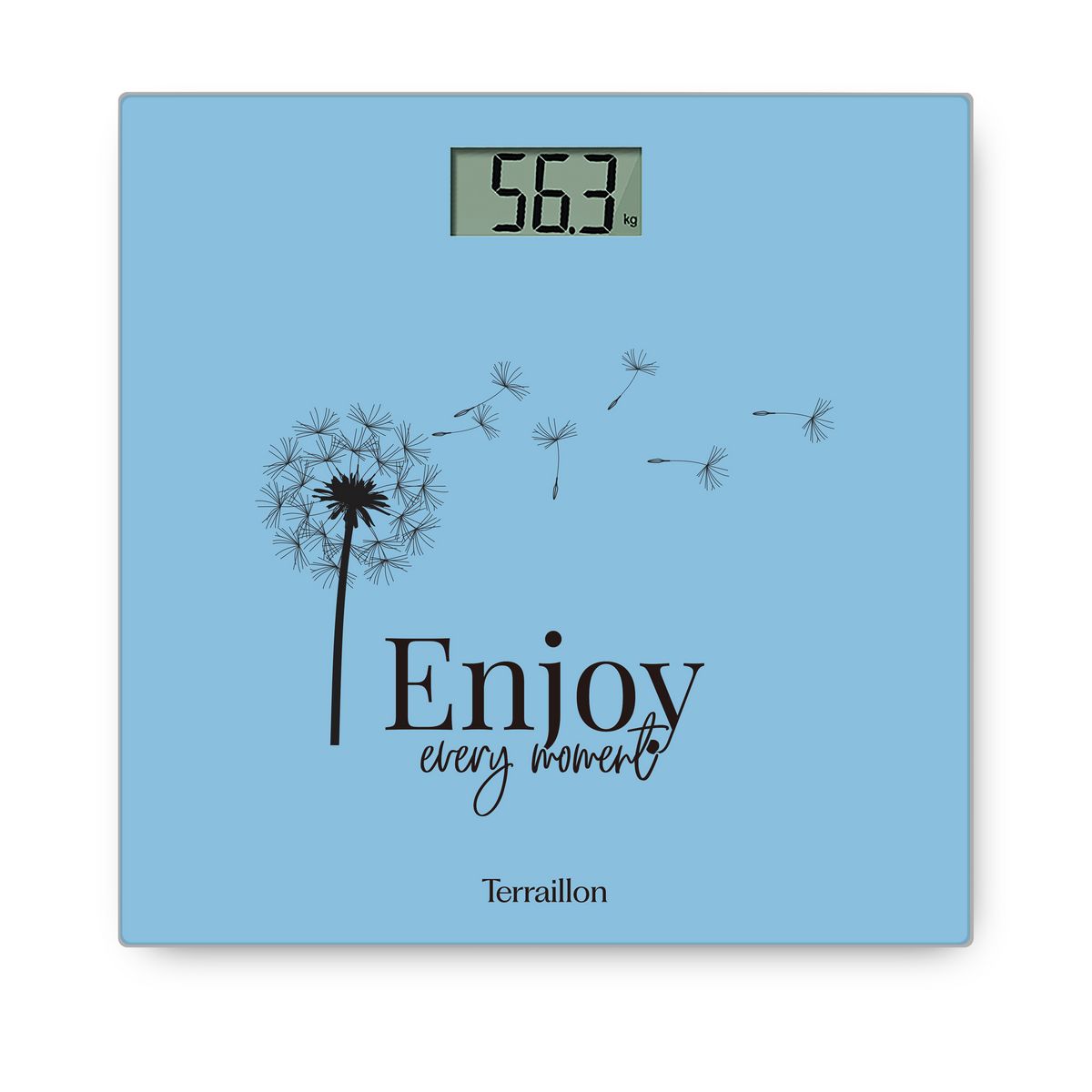 TERRAILLON Pèse personne ONE PASTEL ENJOY - Bleu