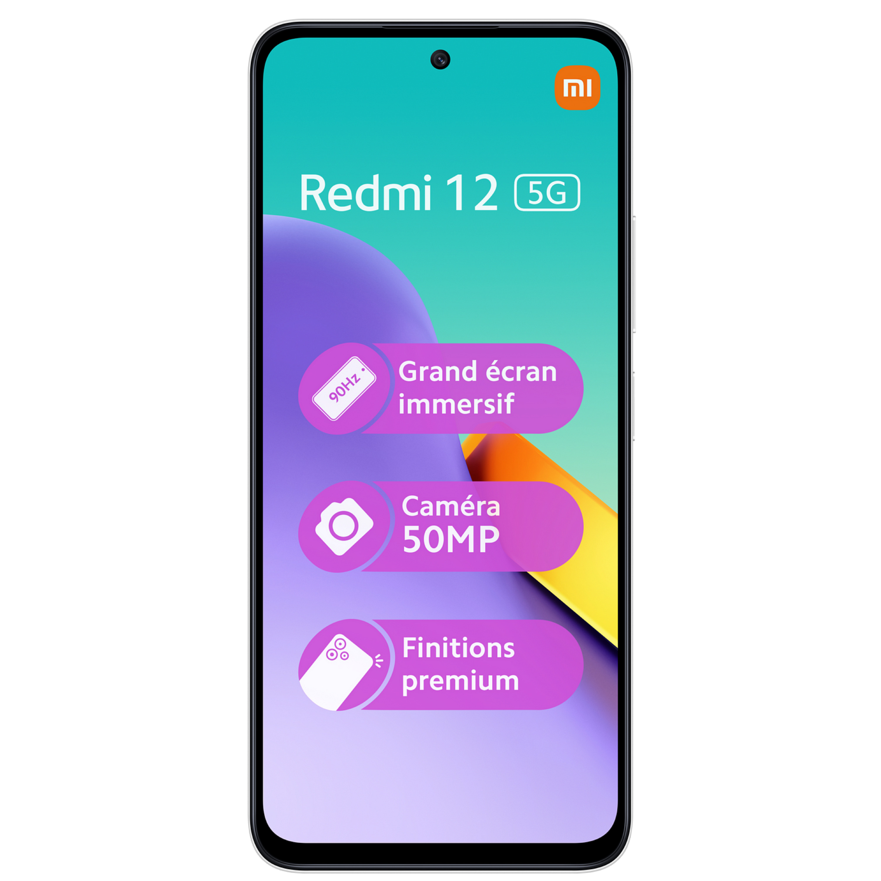 Voir la diapositive 5 : XIAOMI Redmi 12 5G 128Go - Argent