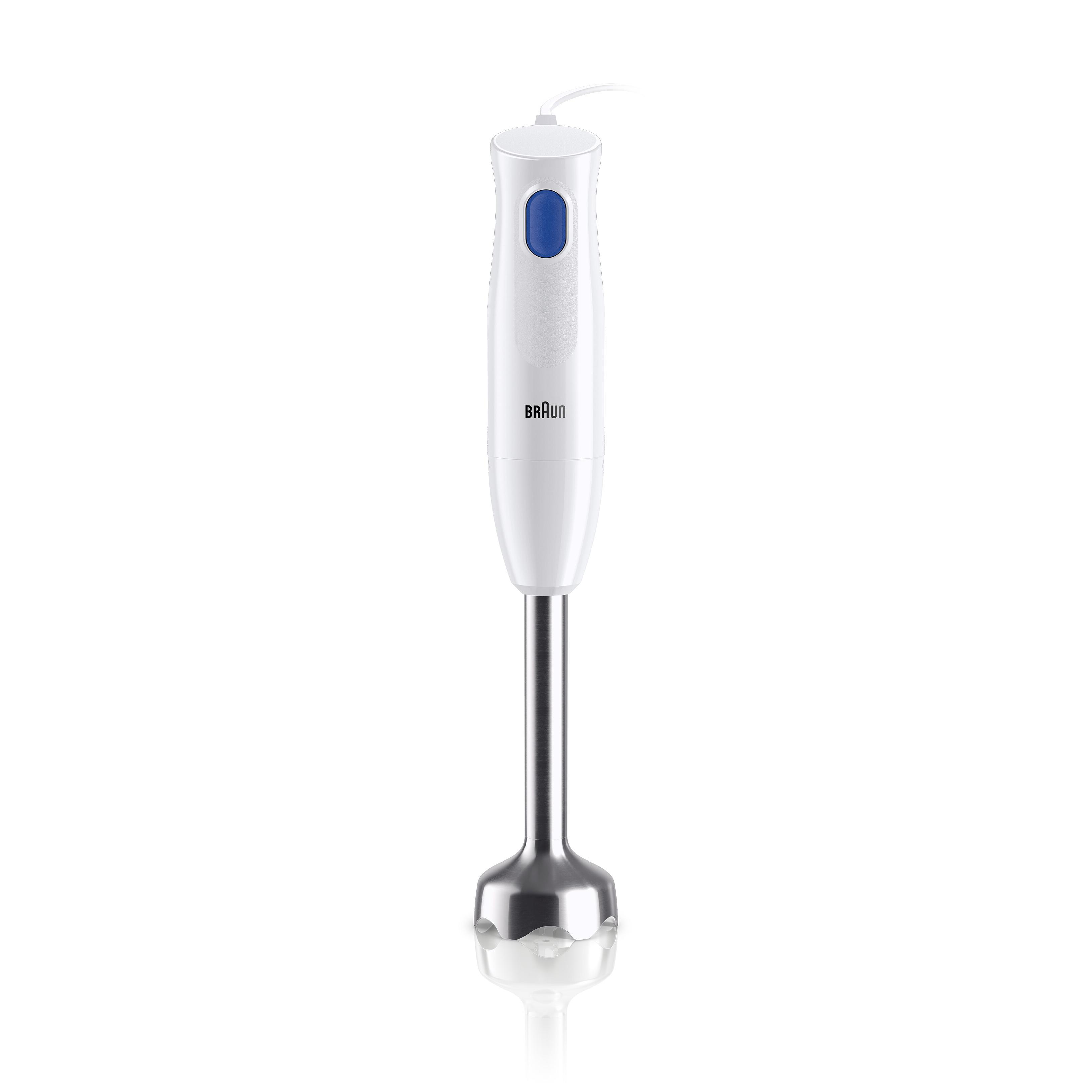 Voir la diapositive 2 : BRAUN Mixeur plongeant MQ10.001MWH - Blanc