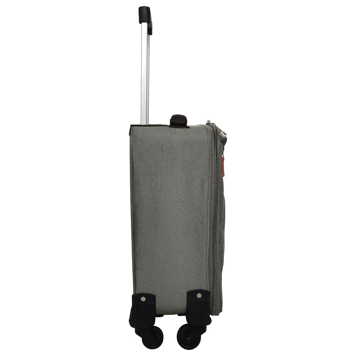 AIRPORT Valise souple polyester gris 8 roues 50x30x19cm Eco
