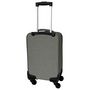 Voir la diapositive 4 : AIRPORT Valise souple polyester gris 8 roues 50x30x19cm Eco