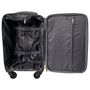 Voir la diapositive 6 : AIRPORT Valise souple polyester gris 8 roues 50x30x19cm Eco