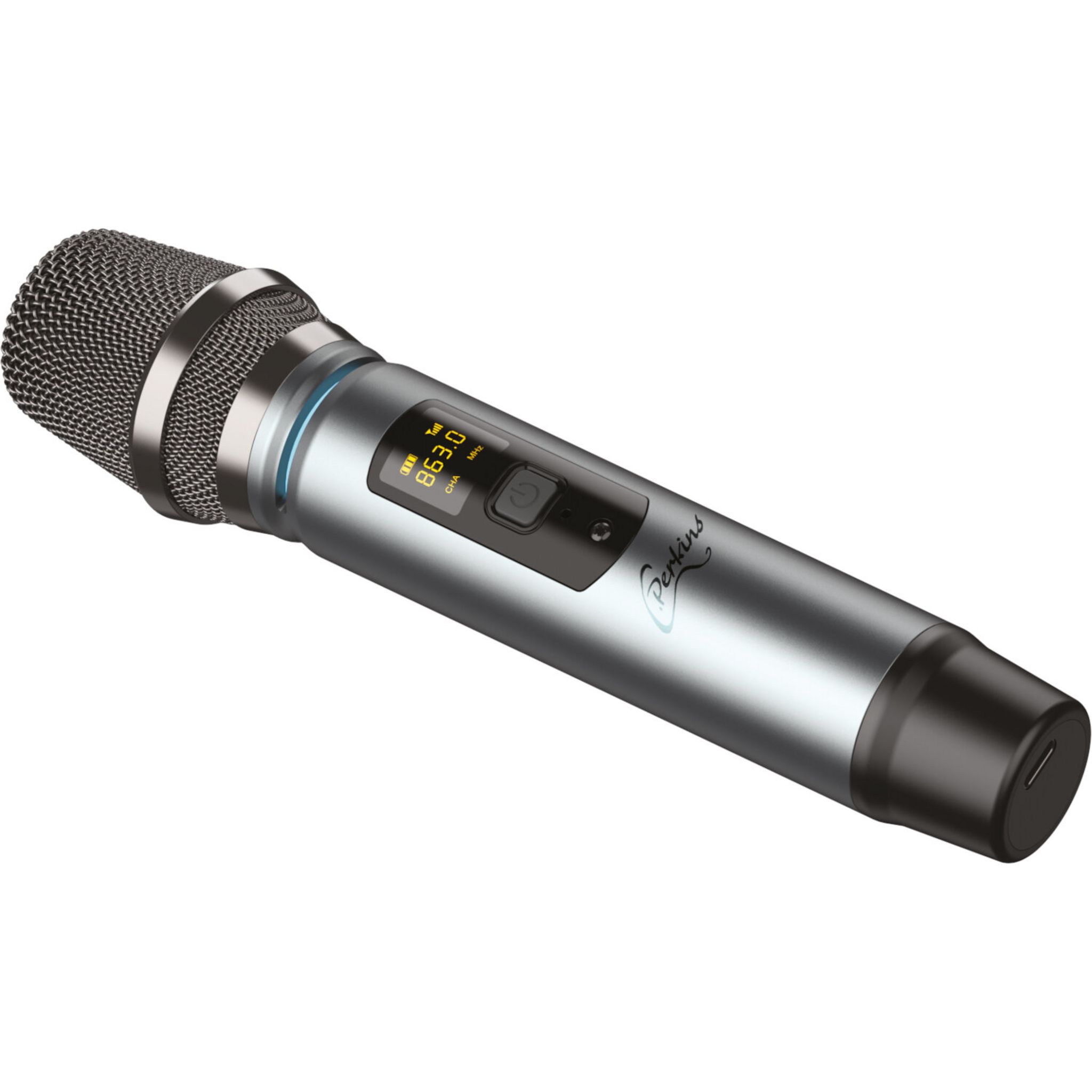 C.PERKINS Microphone sans fil Roady FL- Noir et Bleu