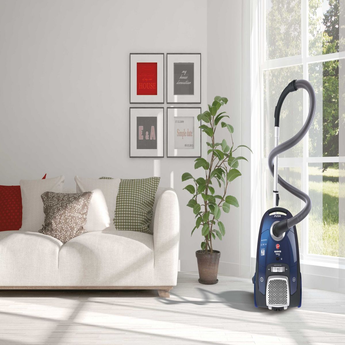HOOVER Aspirateur traîneau avec sac TX51PAR - Bleu