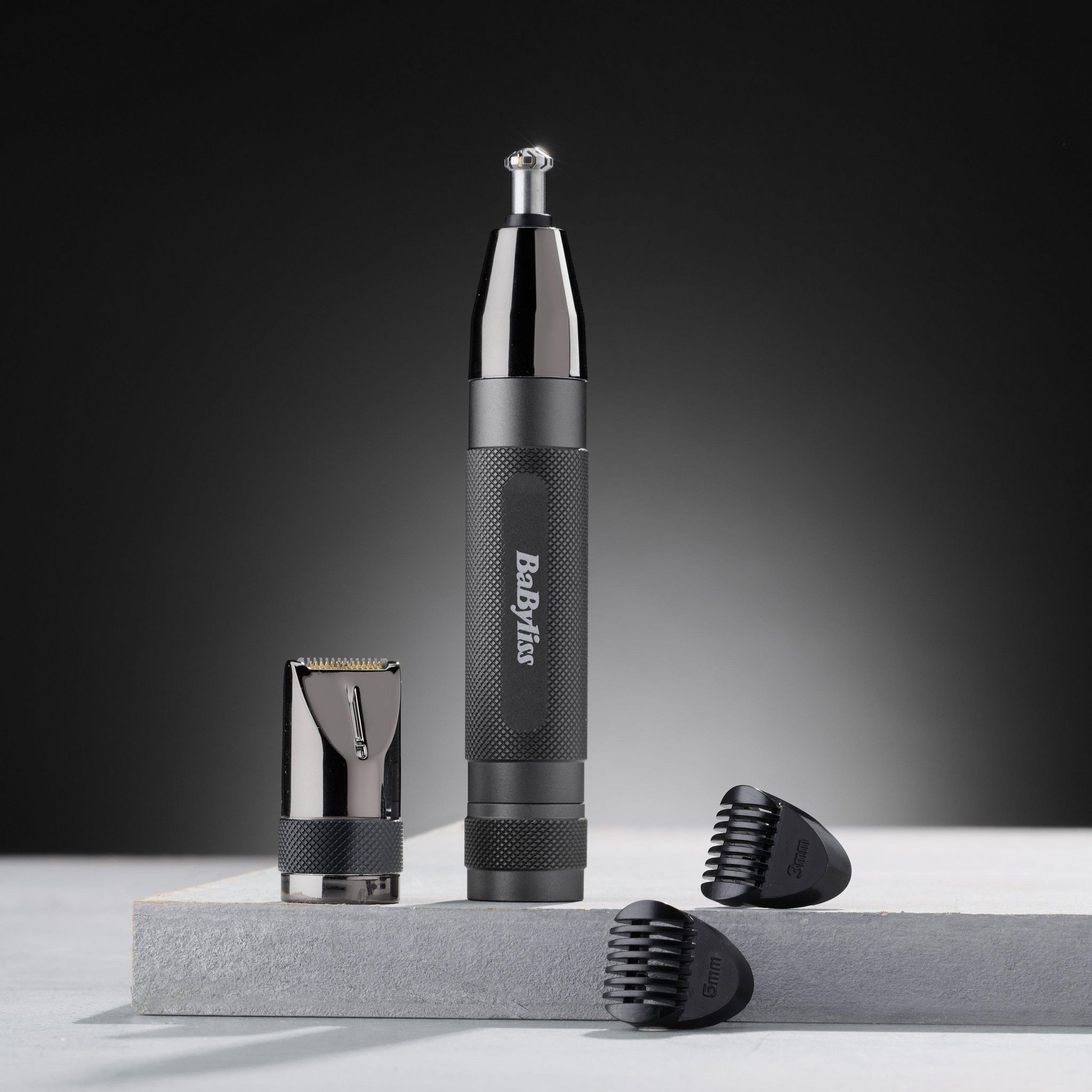 Voir la diapositive 11 : BABYLISS Tondeuse nez oreilles et sourcils E111E - Noir