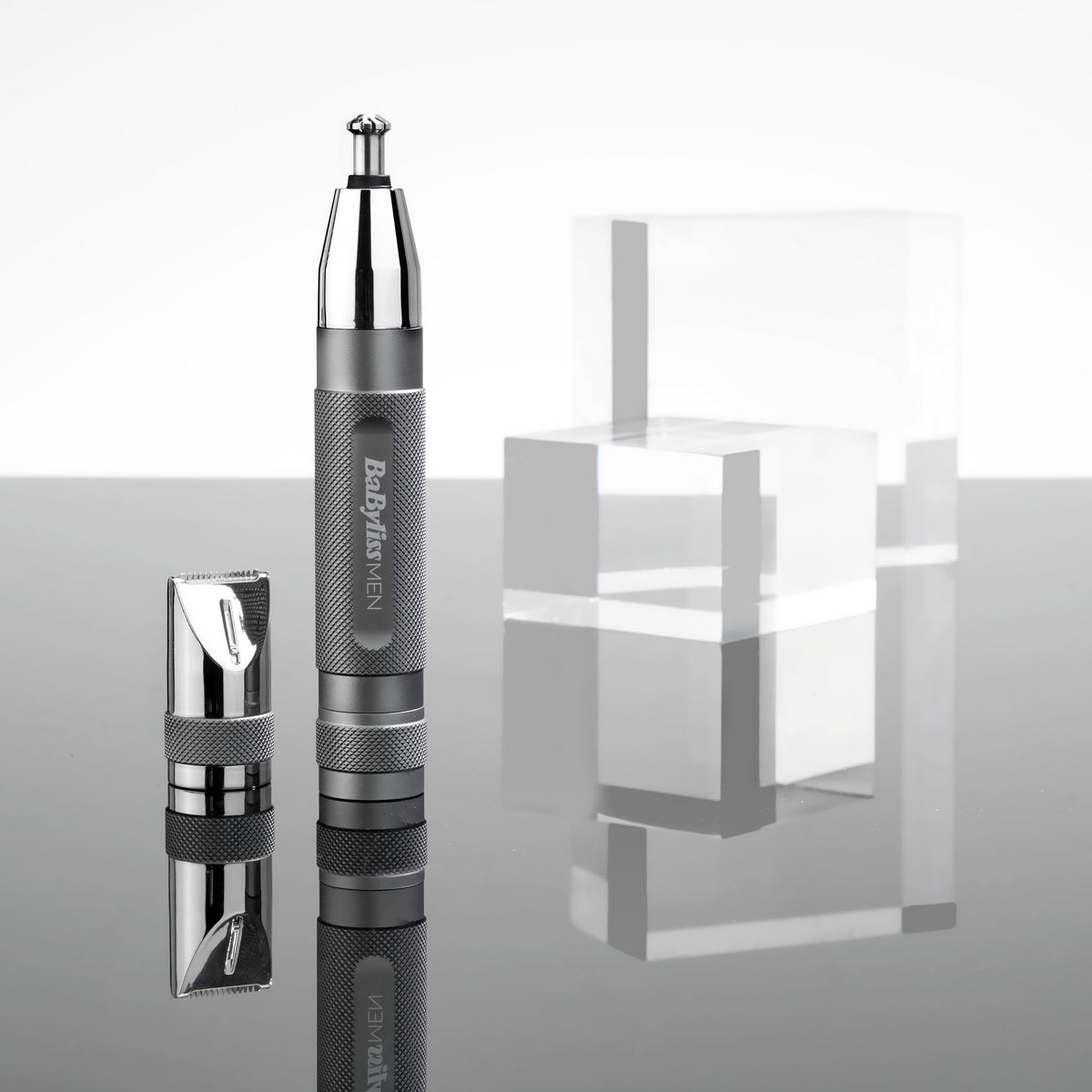 BABYLISS Tondeuse nez oreilles et sourcils E116E - Gris