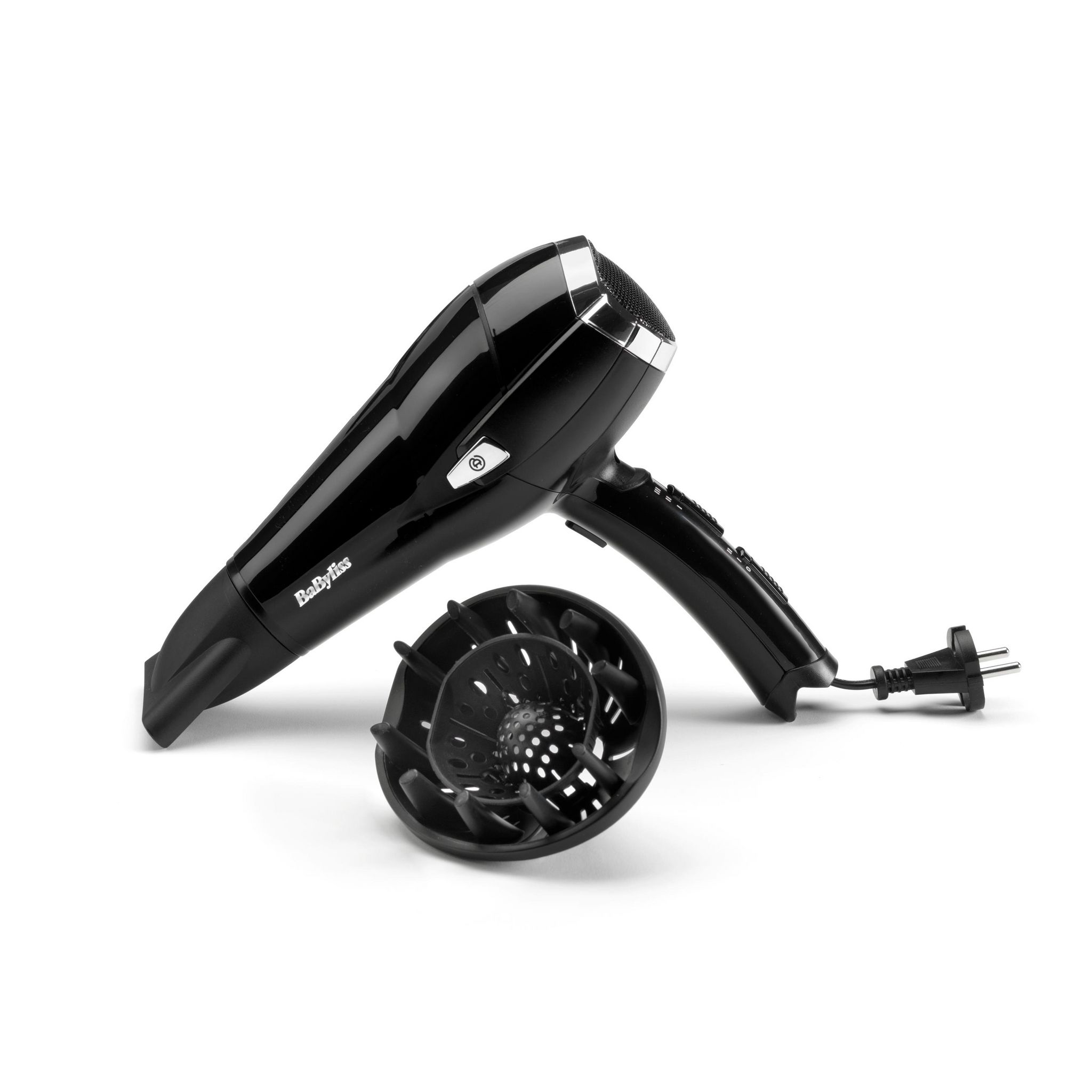 Voir la diapositive 2 : BABYLISS Sèche cheveux D374DE - Noir