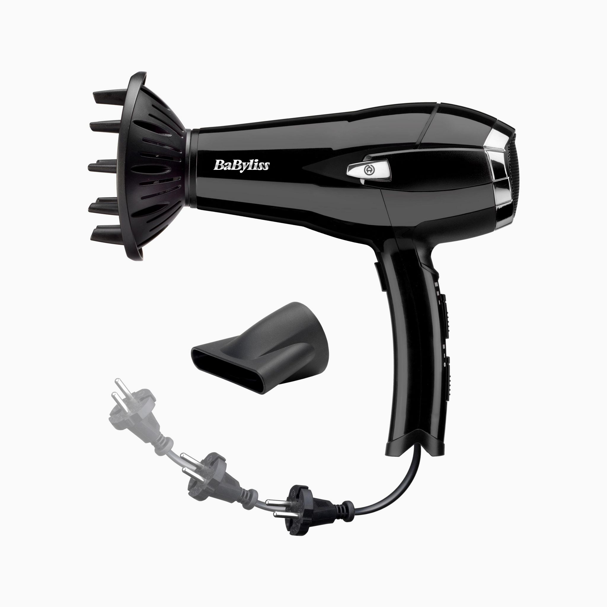 Voir la diapositive 5 : BABYLISS Sèche cheveux D374DE - Noir