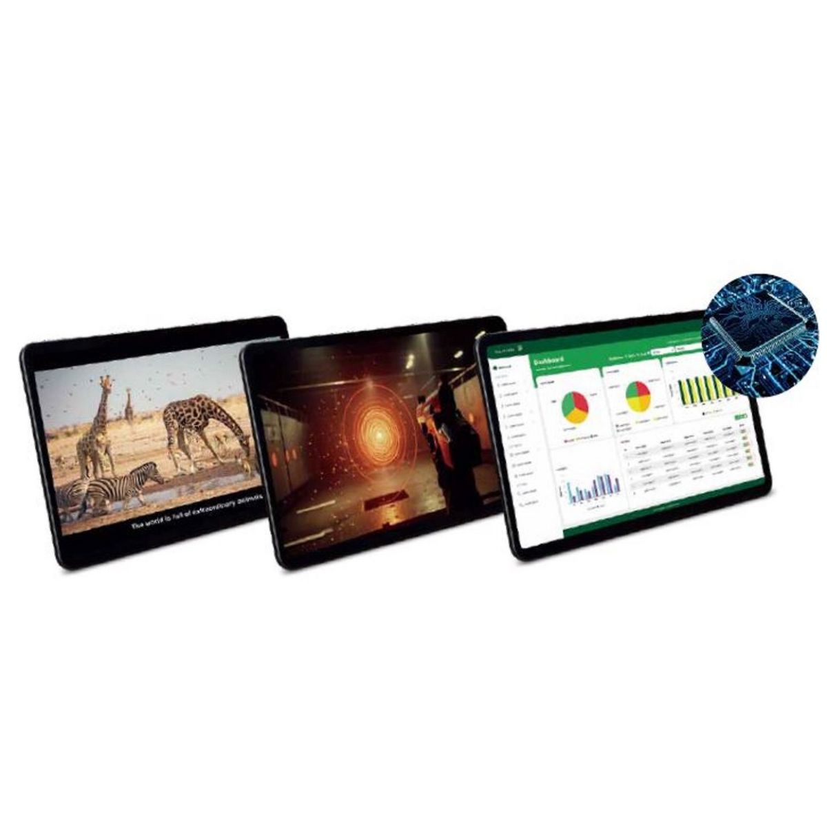 QILIVE Tablette tactile Q3-24 12.6"  8/128GB - Noir