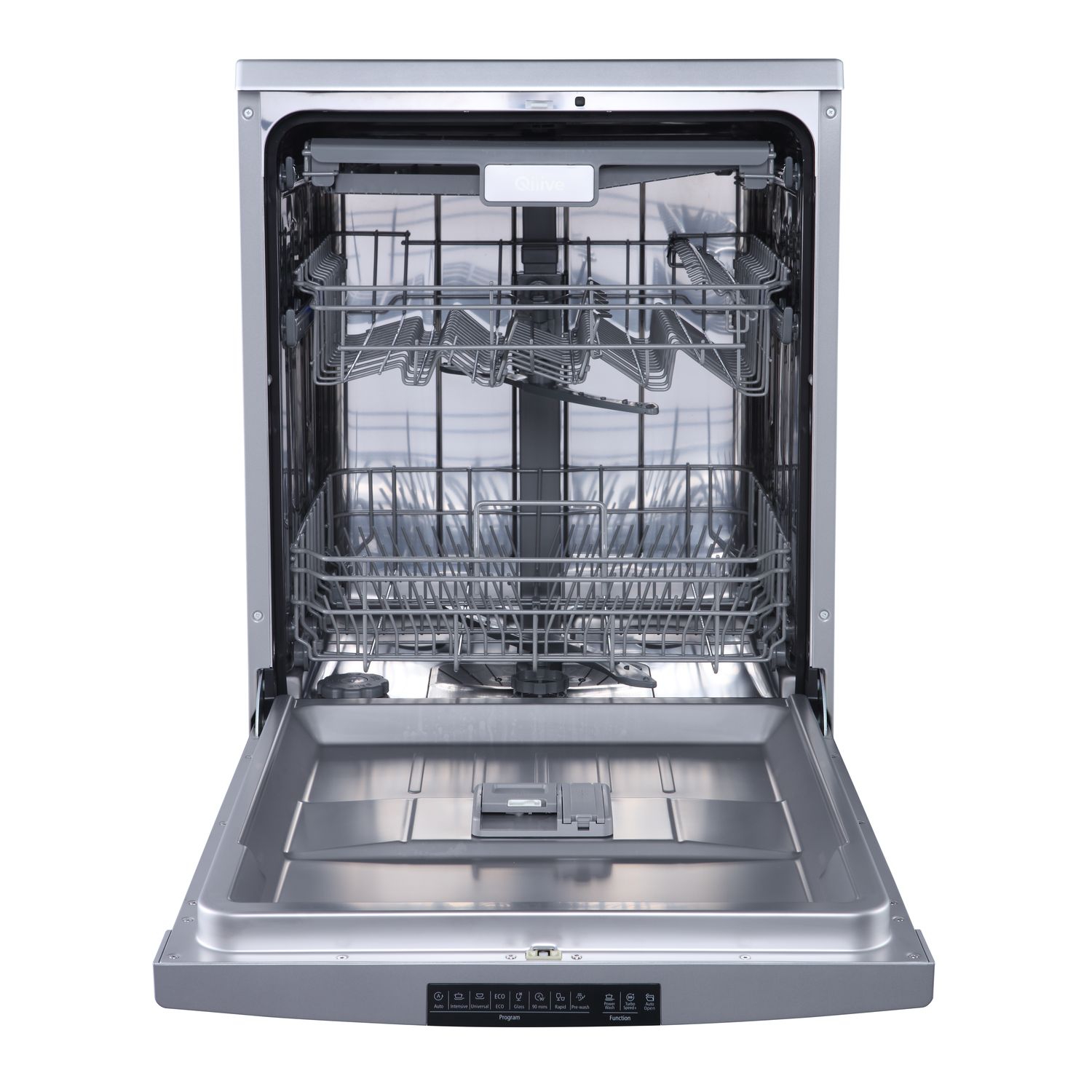 Voir la diapositive 3 : QILIVE Lave vaisselle pose libre Q.6345, 14 couverts, 60 cm, 42 dB, C