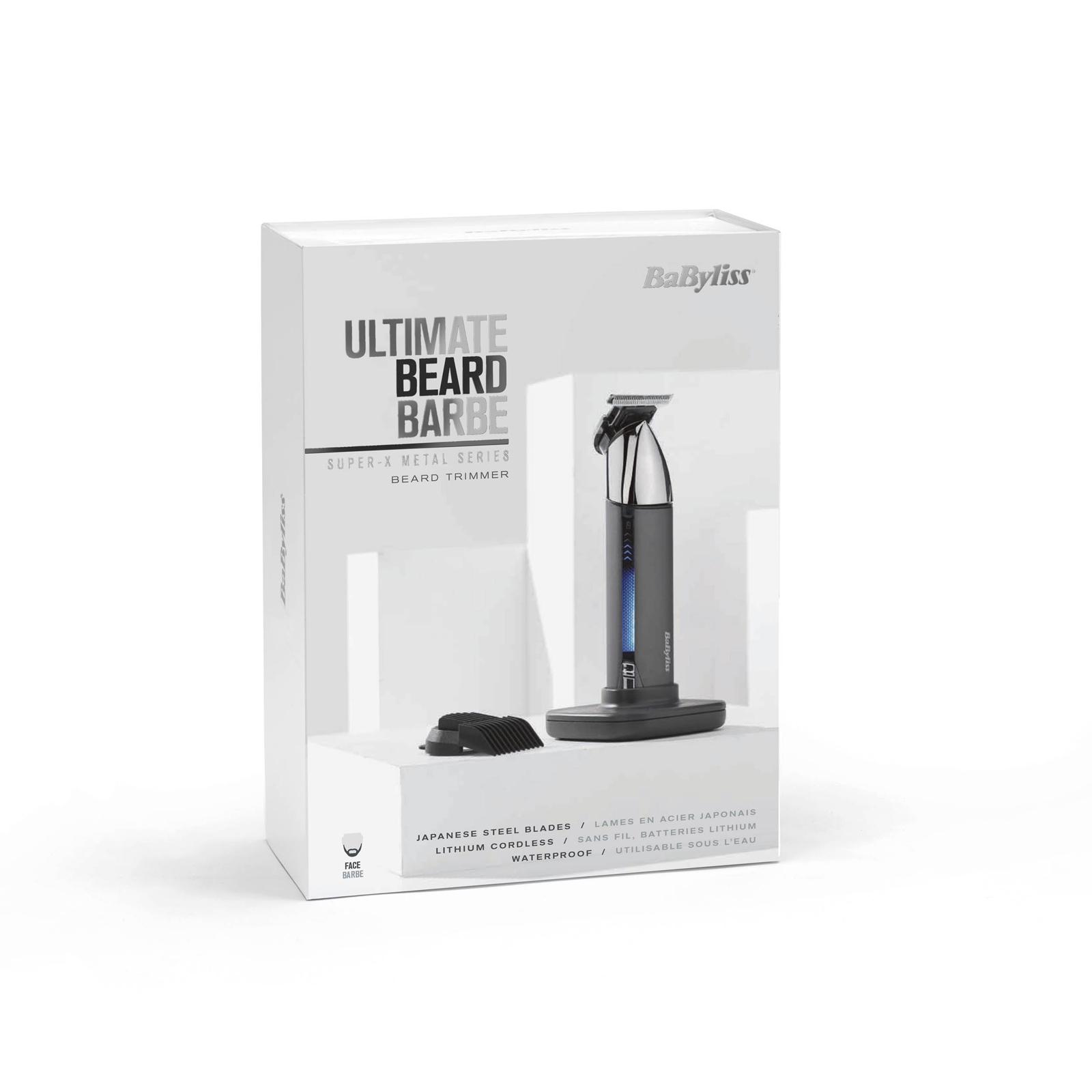 Voir la diapositive 2 : BABYLISS Tondeuse barbe T996E - Anthracite
