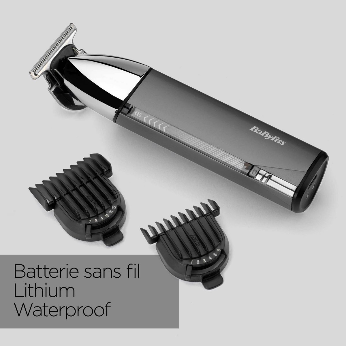 BABYLISS Tondeuse barbe T996E - Anthracite