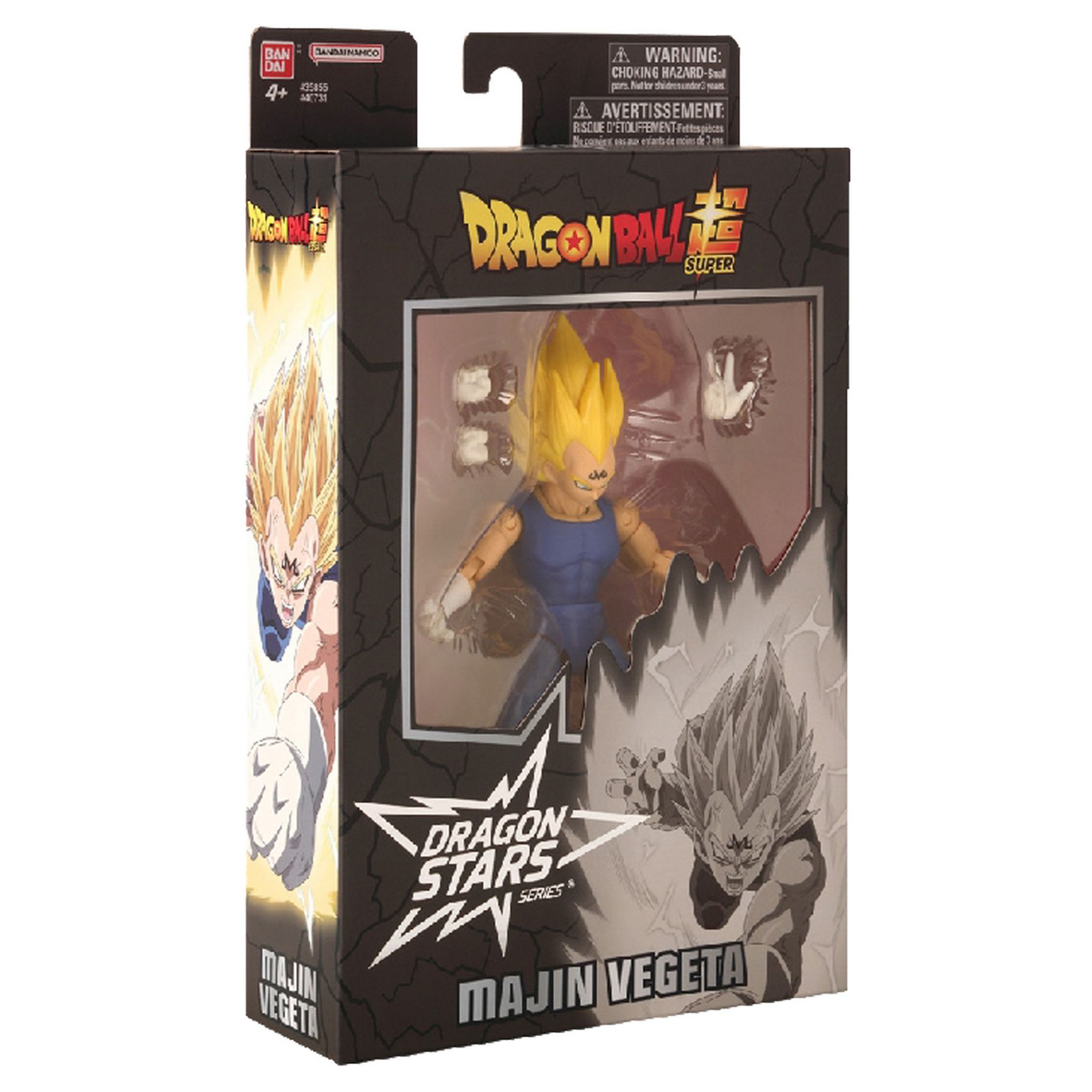 Voir la diapositive 3 : BANDAI Super Figurine Dragon Ball Majin Vegeta 17 cm