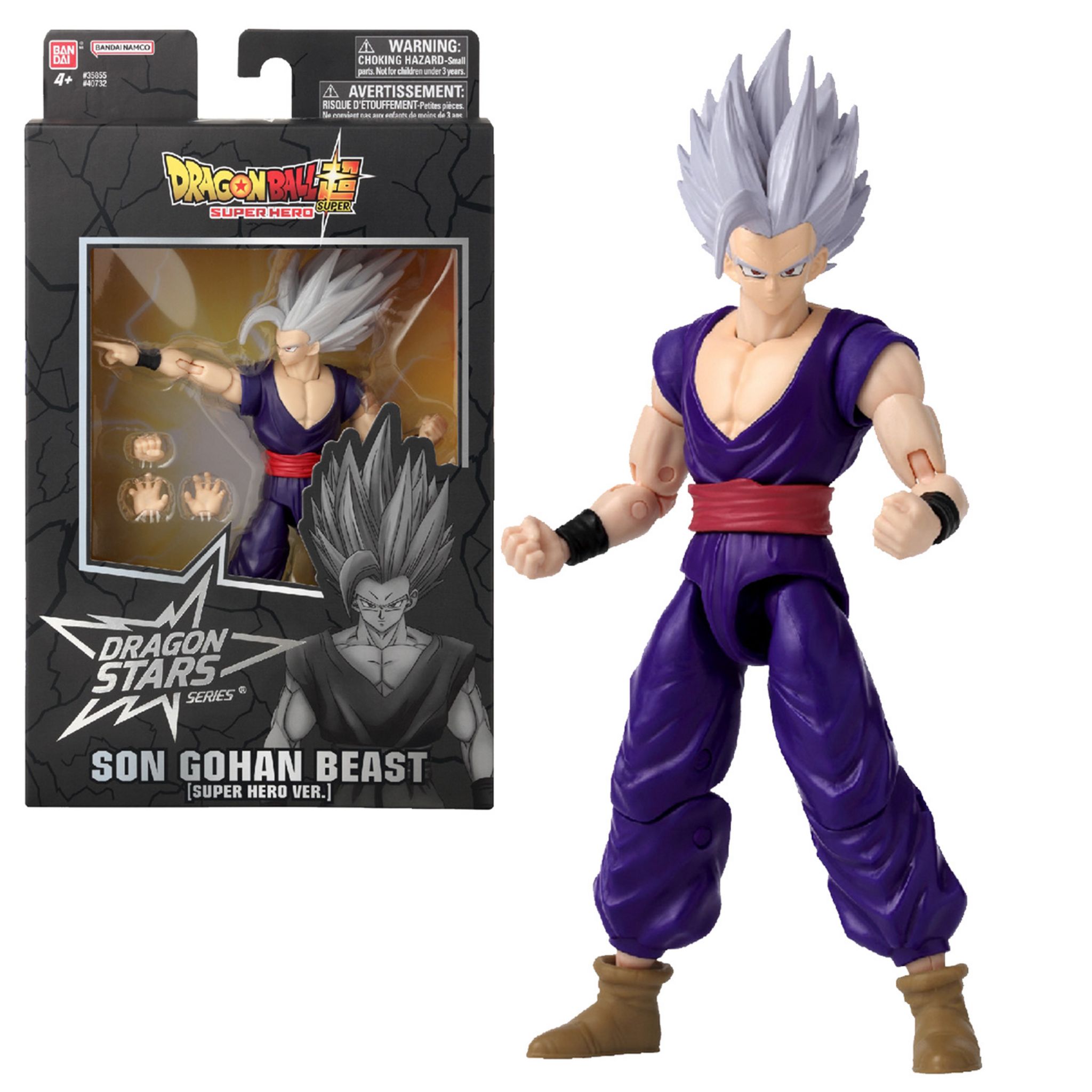 Voir la diapositive 1 : BANDAI Super Figurine Dragon Ball Son Gohan Beast 17 cm