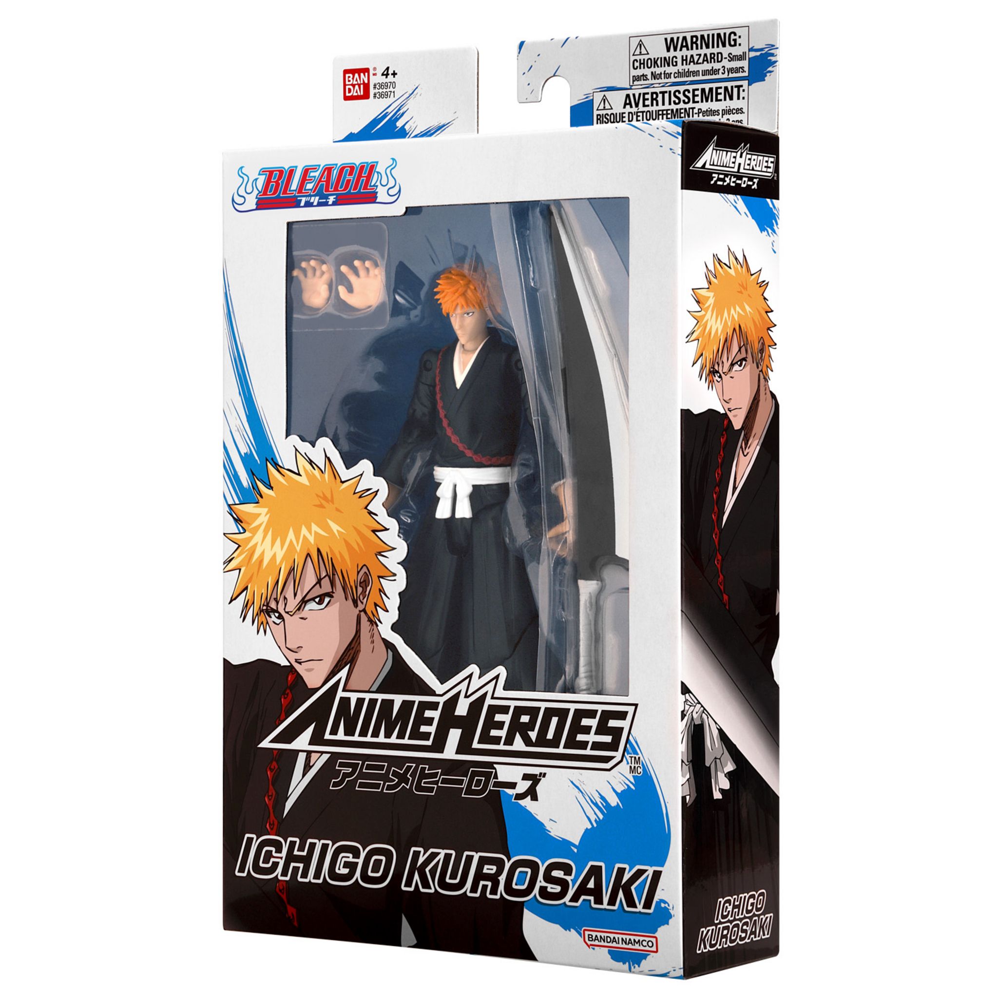Voir la diapositive 2 : BANDAI Figurine Bleach - Kurosaki Ichigo 17cm