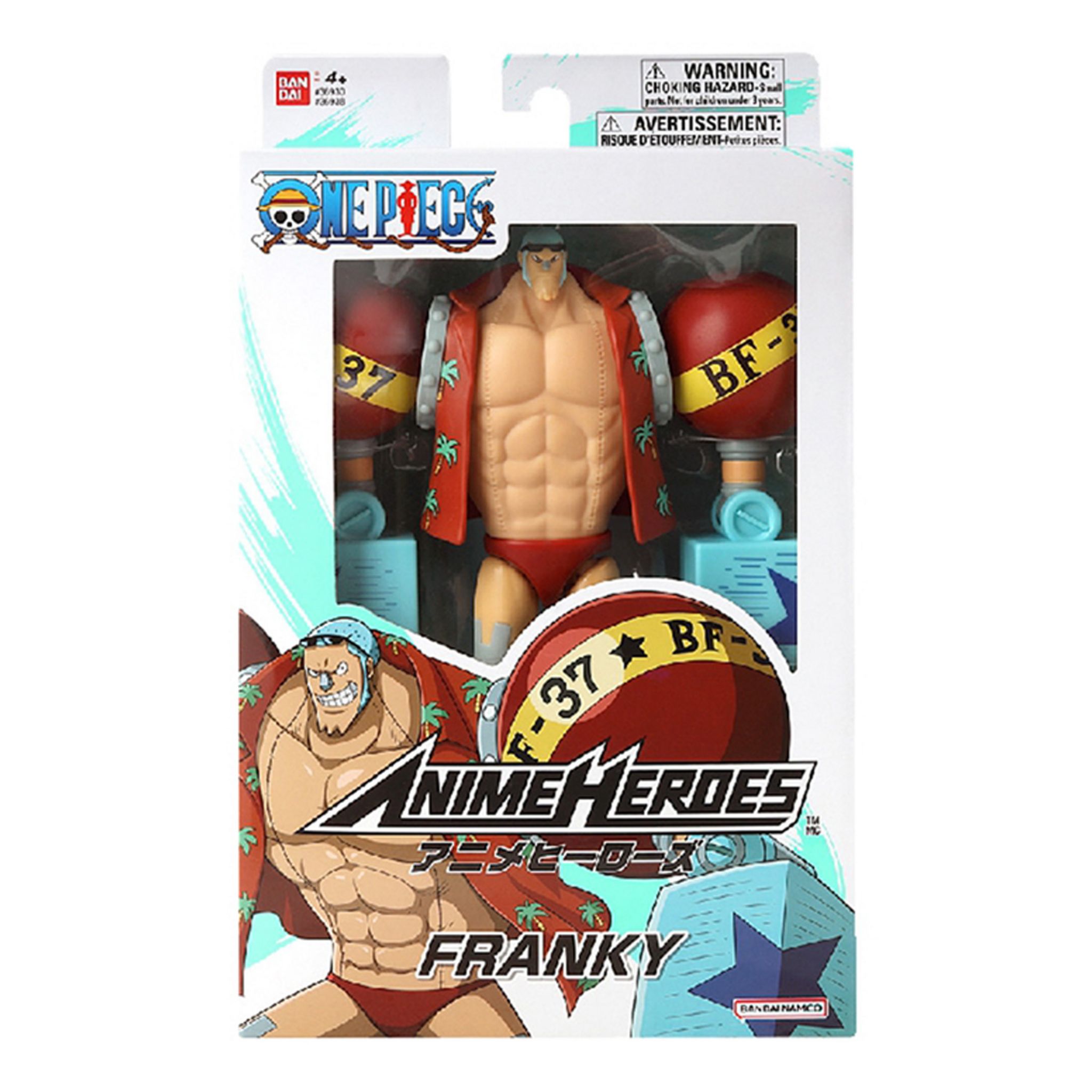 Voir la diapositive 2 : BANDAI Figurine One Piece Franky 17 cm
