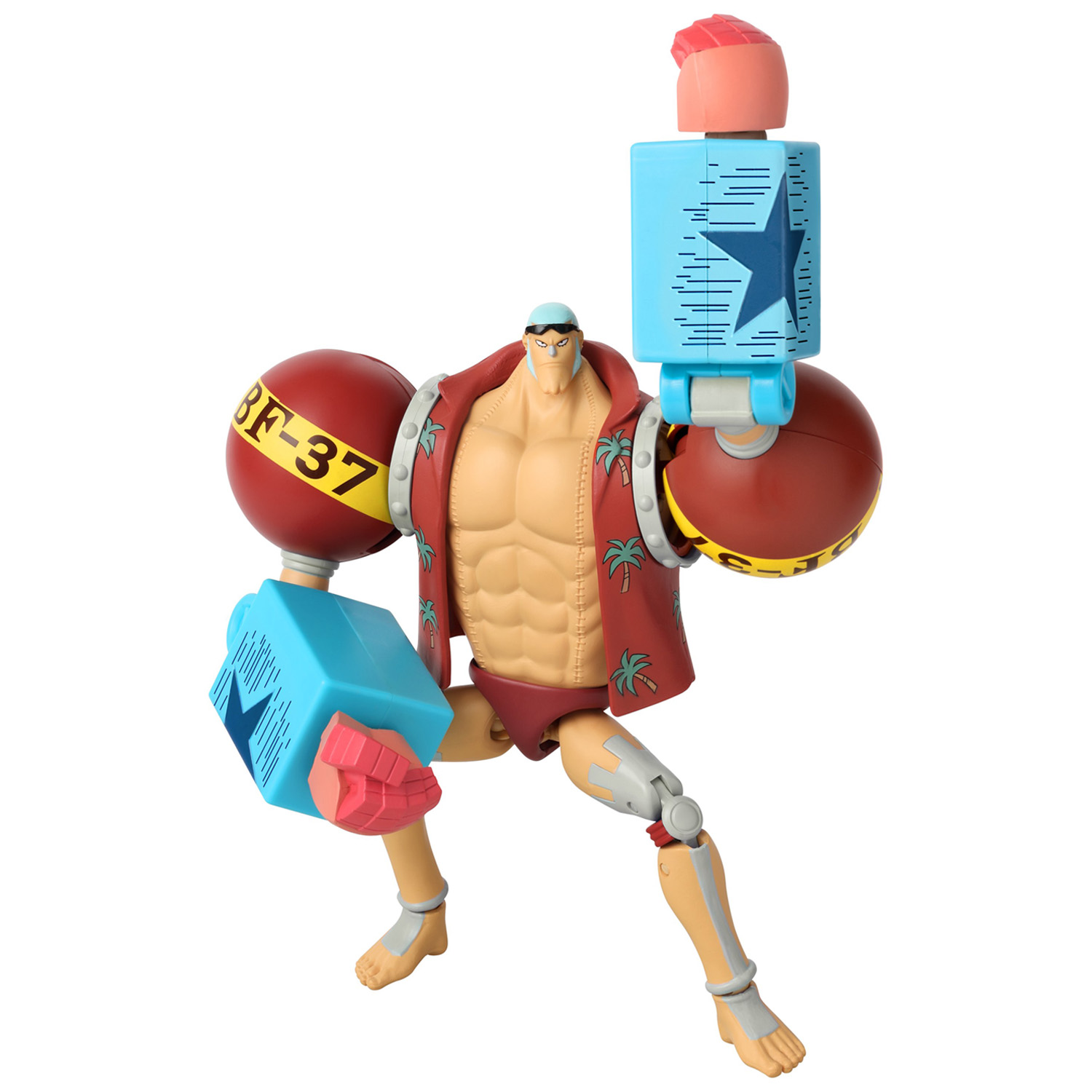 Voir la diapositive 4 : BANDAI Figurine One Piece Franky 17 cm