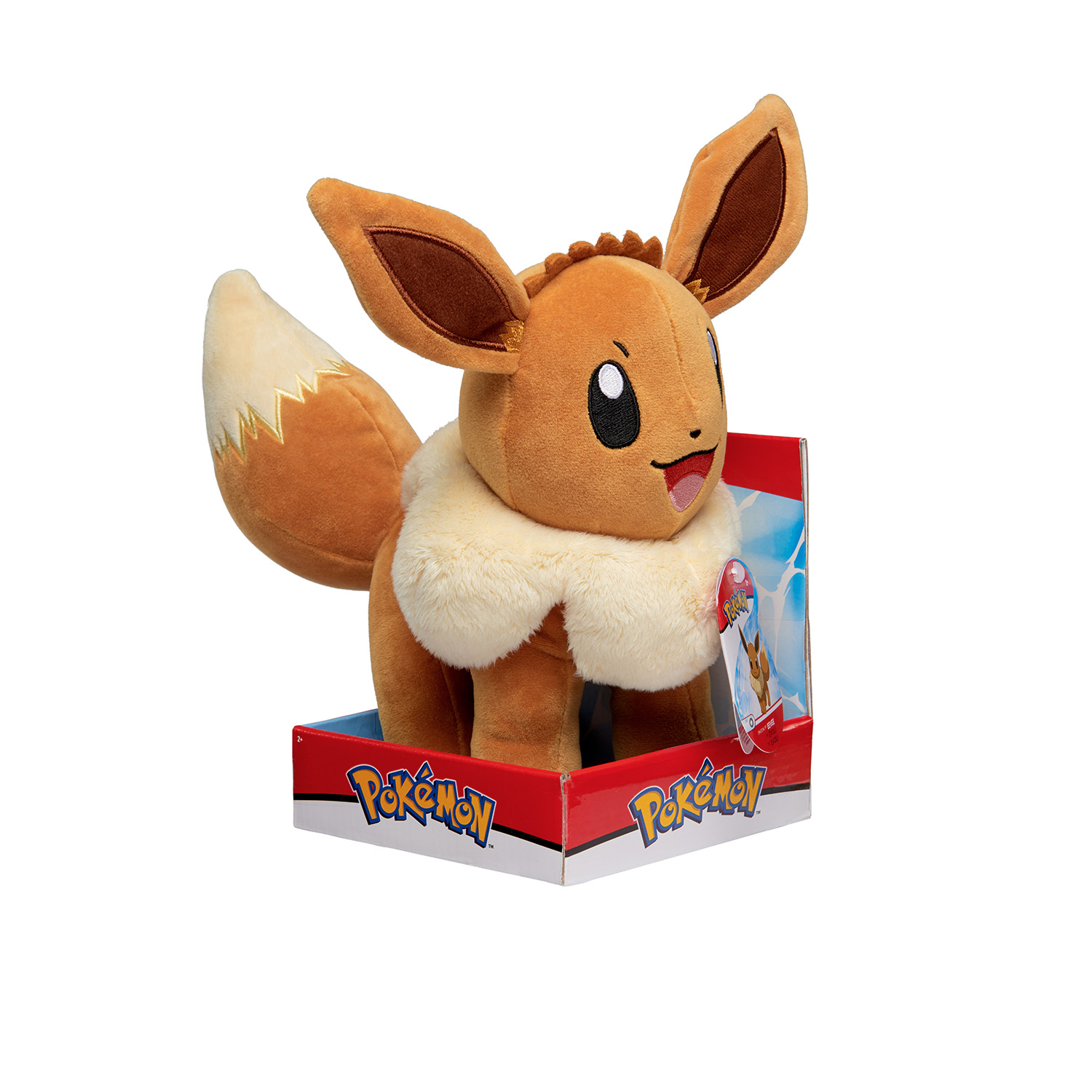 Voir la diapositive 4 : POKEMON Peluche Évoli Pokémon 30 cm