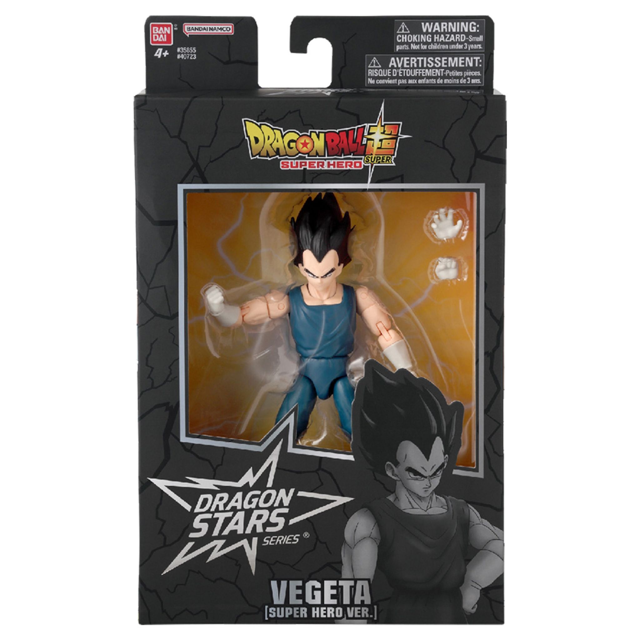 Voir la diapositive 2 : BANDAI Figurine Dragon Stars 17 cm - Vegeta