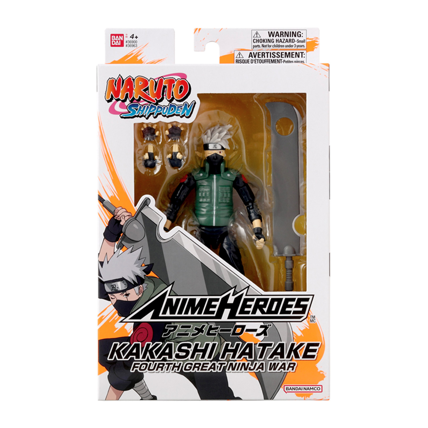 Voir la diapositive 2 : BANDAI Figurine Naruto Hatake Kakashi Fourth Ninja
