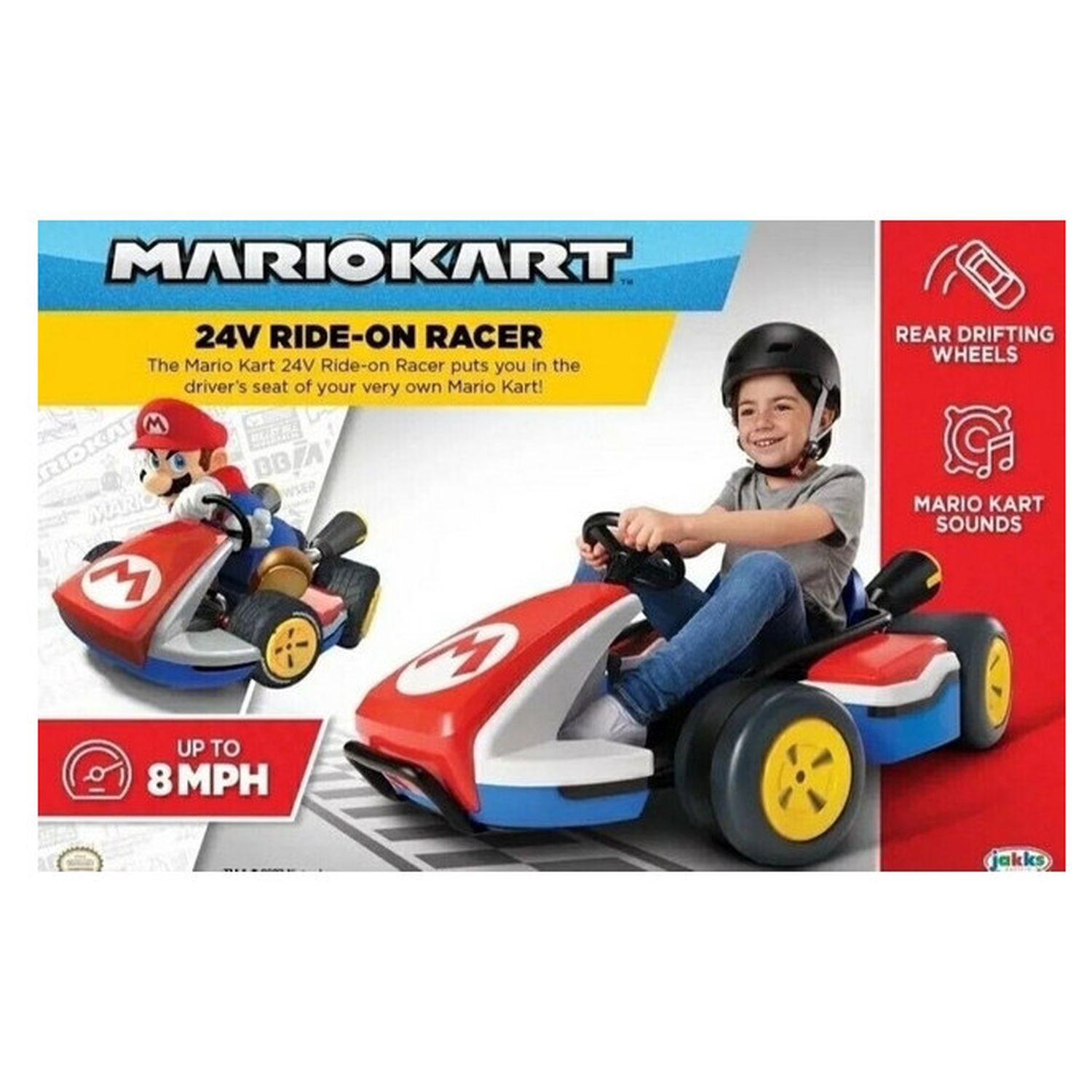 Voir la diapositive 2 : Karting Super Mario Kart 24V 13Km/h avec sons