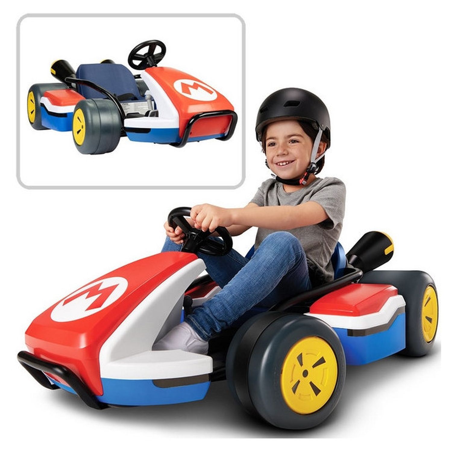 Voir la diapositive 3 : Karting Super Mario Kart 24V 13Km/h avec sons