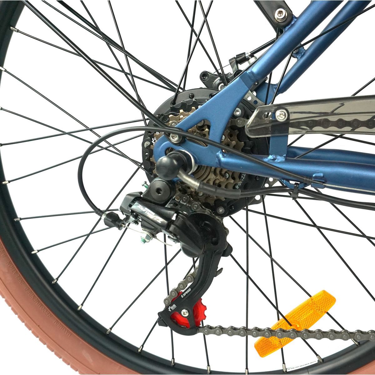 SCOOTY Vélo Assistance Électrique VTC City pro 26 pouces - Bleu