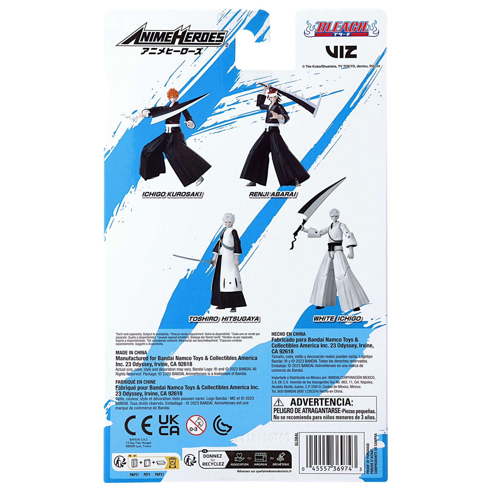 Voir la diapositive 2 : BANDAI Figurine Bleach White Ichigo 17 cm