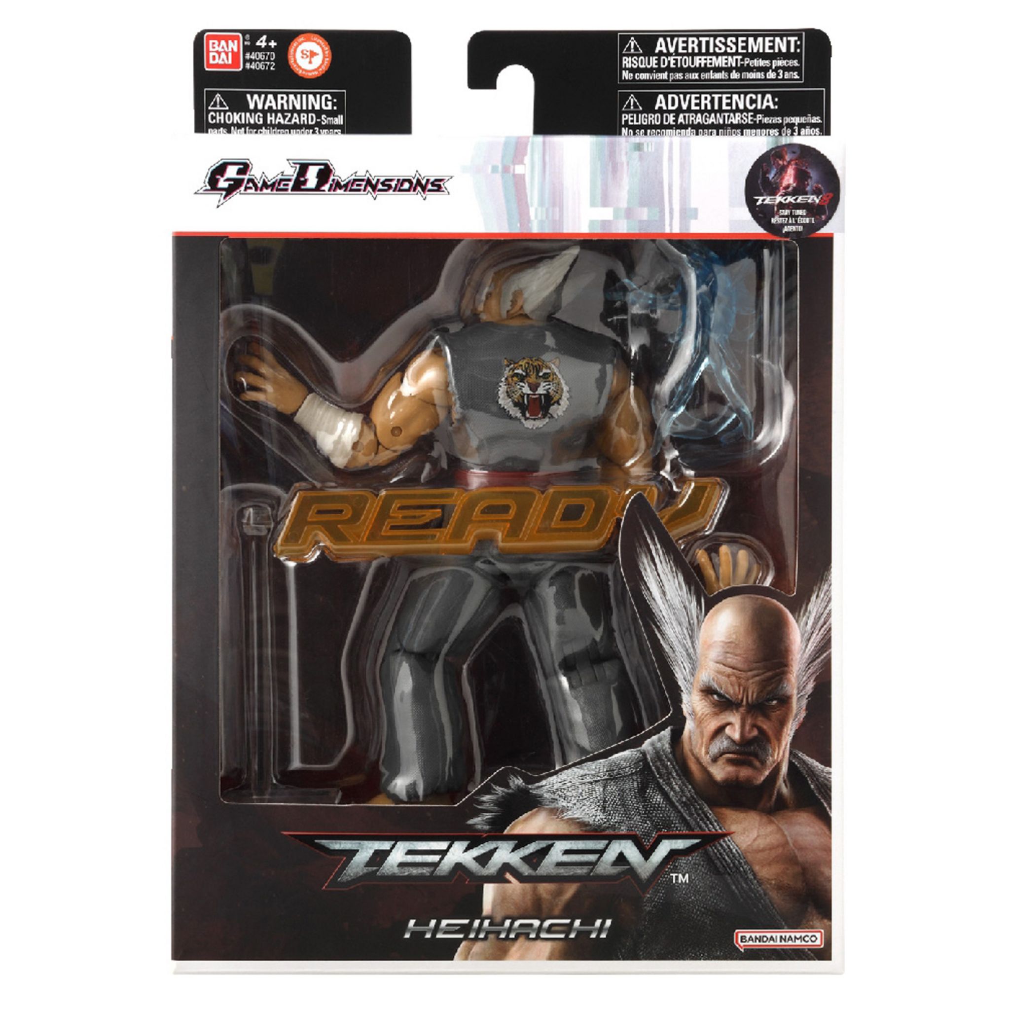 Voir la diapositive 2 : BANDAI Figurine Tekken Heihachi Mishima 17cm