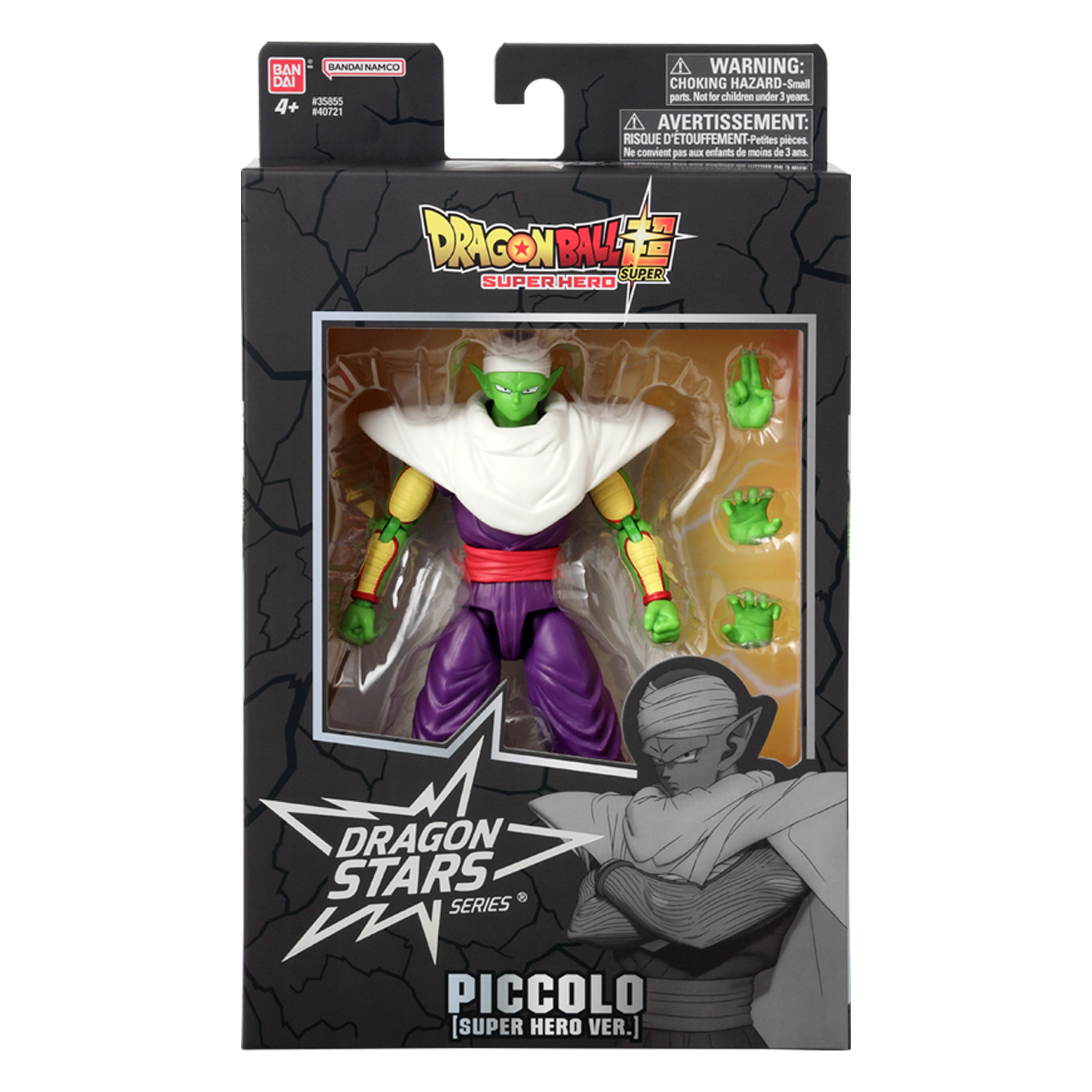 Voir la diapositive 4 : BANDAI Dragon Ball Super Super Hero - Figurine Dragon Star 17 cm