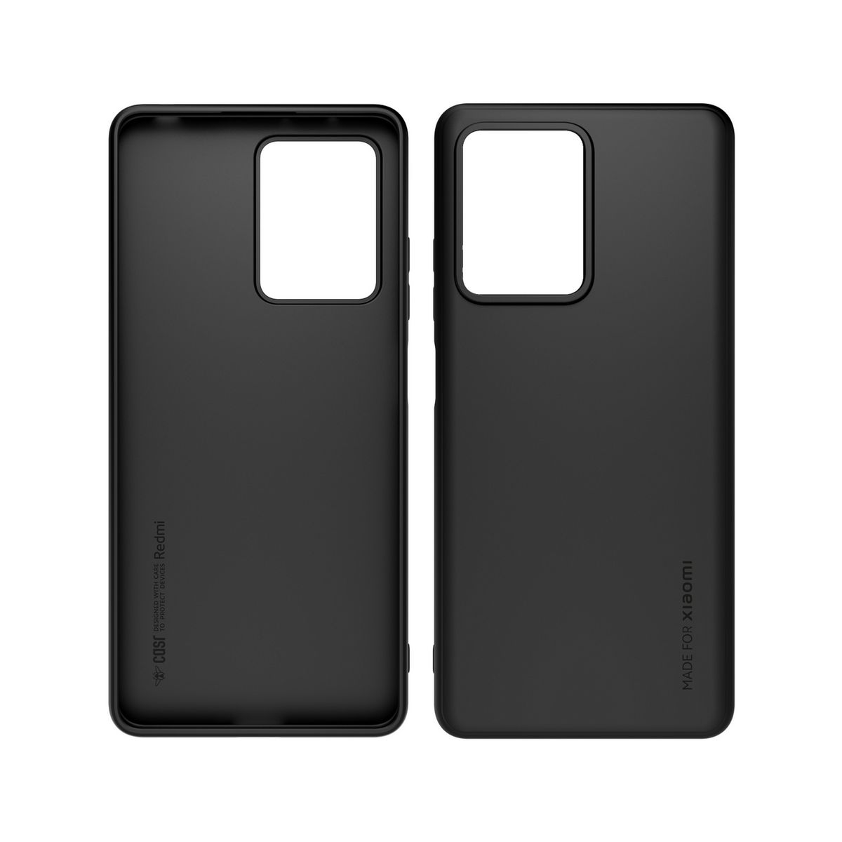 Coque rigide pour Xiaomi Redmi Note 12 Pro 5G - Noir