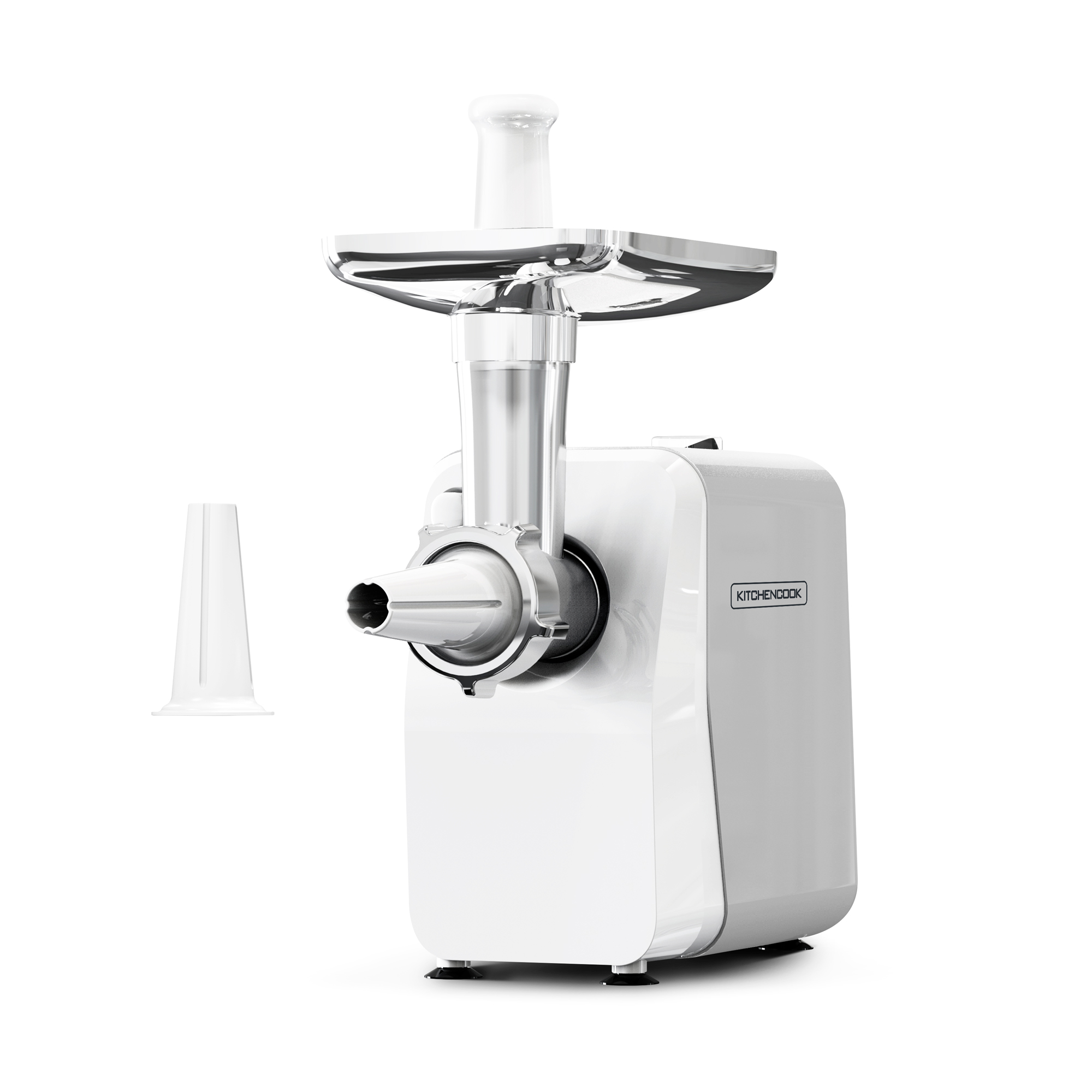 Voir la diapositive 3 : KITCHENCOOK Hachoir  à viande électrique MG1300 - Blanc