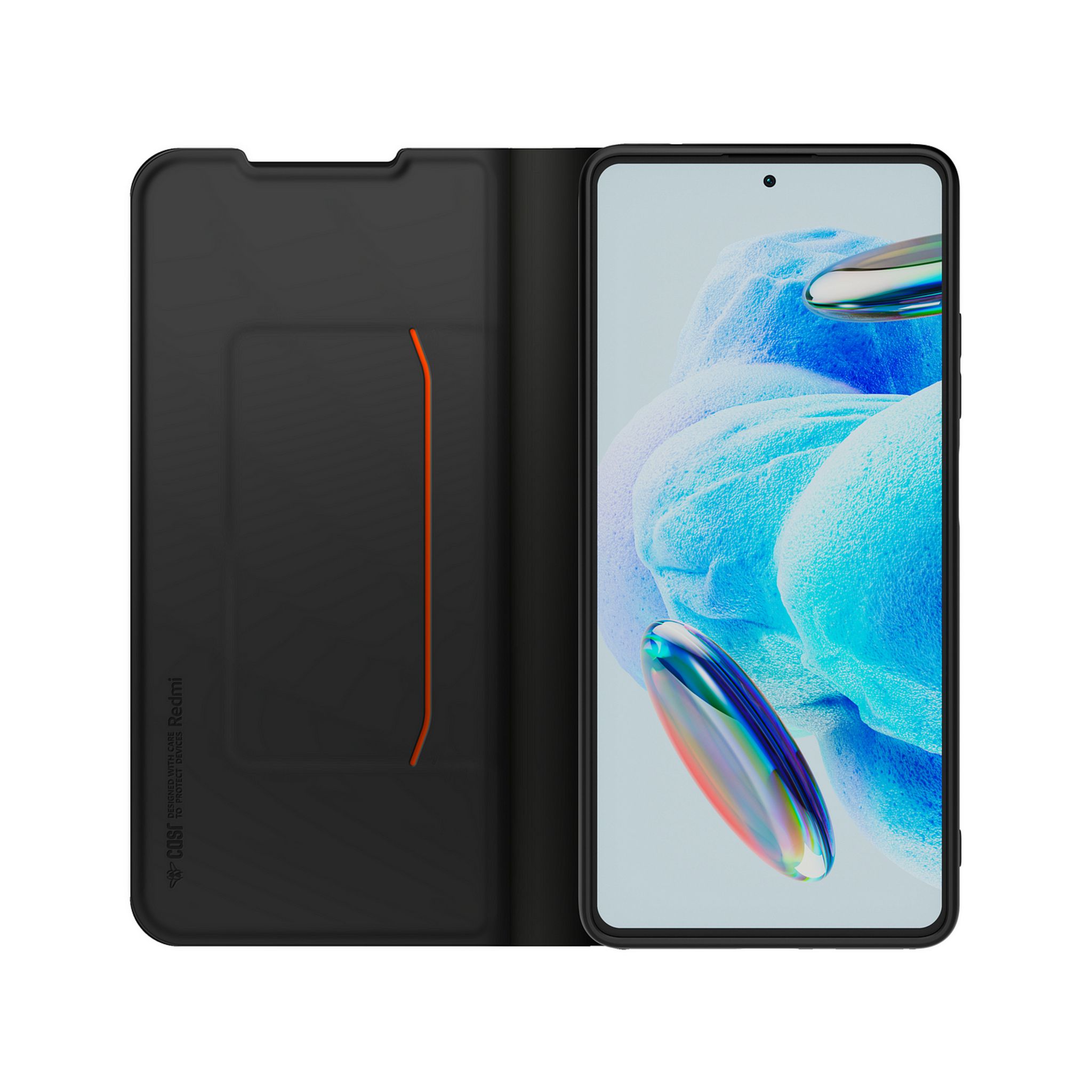 Voir la diapositive 4 : Étui folio pour Xiaomi Redmi Note 12 Pro 5G - Noir