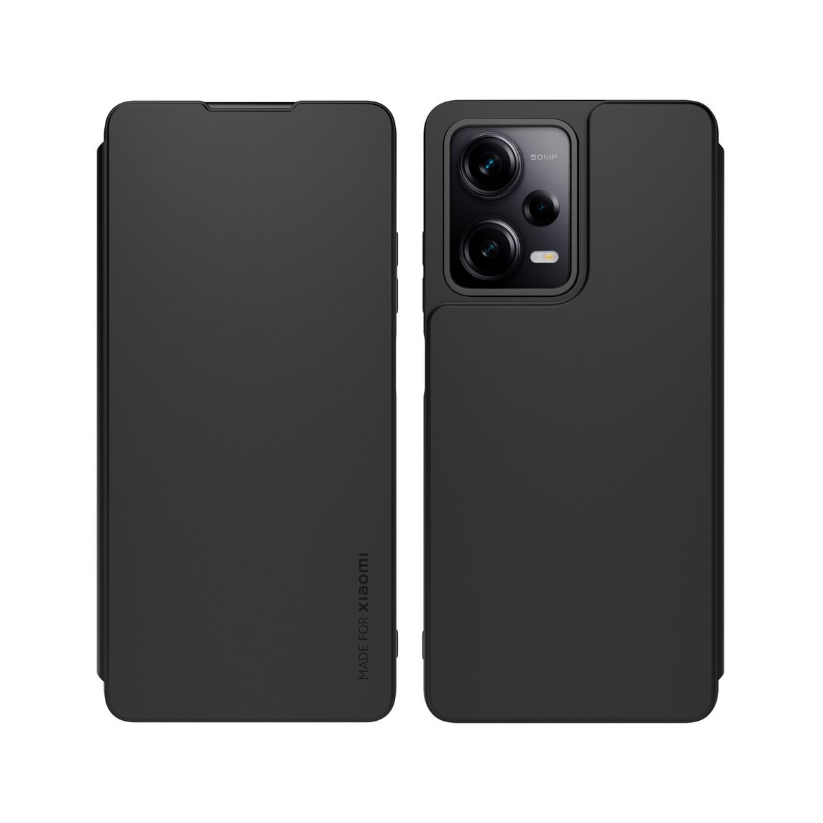 Étui folio pour Xiaomi Redmi Note 12 Pro 5G - Noir