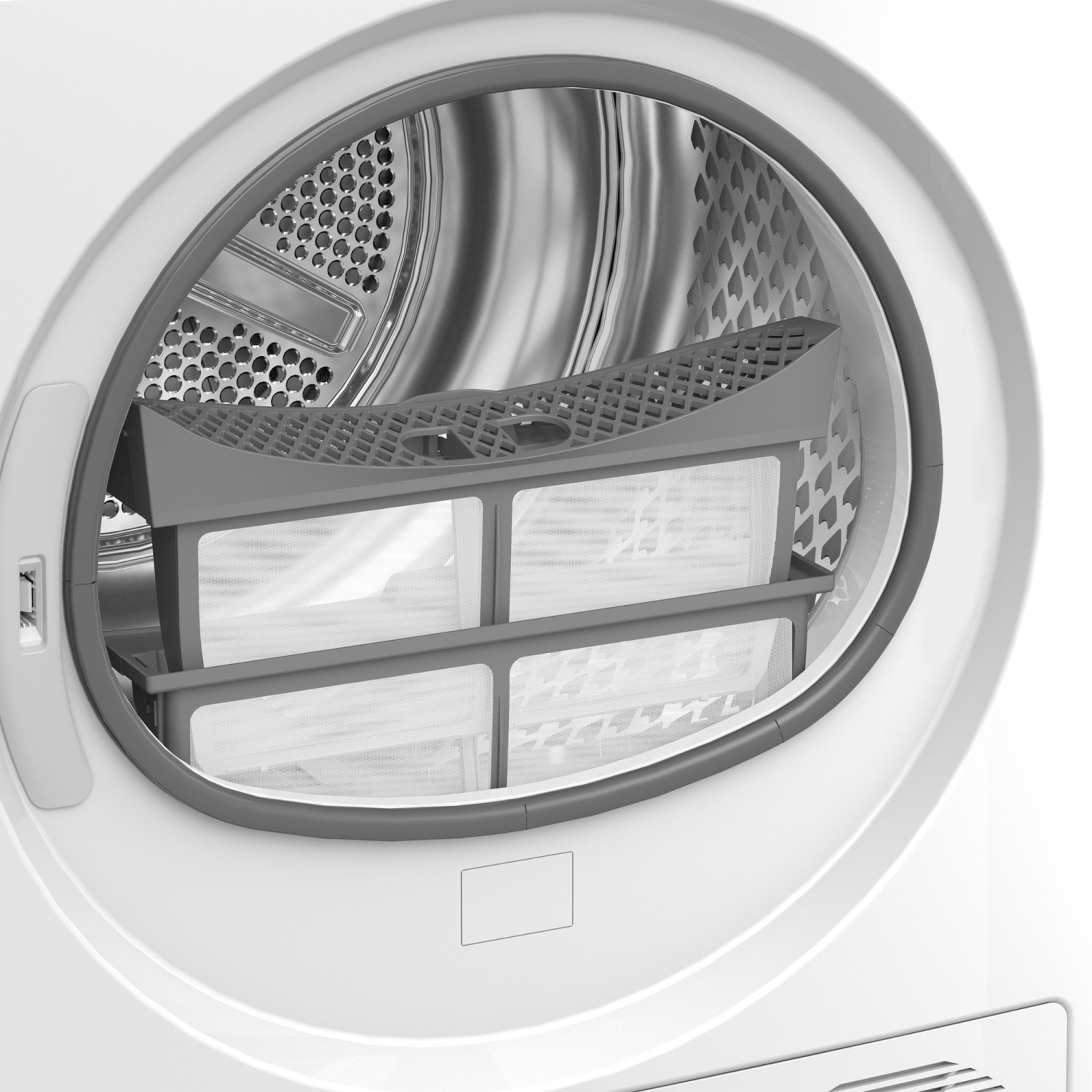 Voir la diapositive 6 : BEKO Sèche linge hublot D3H18301W, 8 kg, Pompe à chaleur, A++