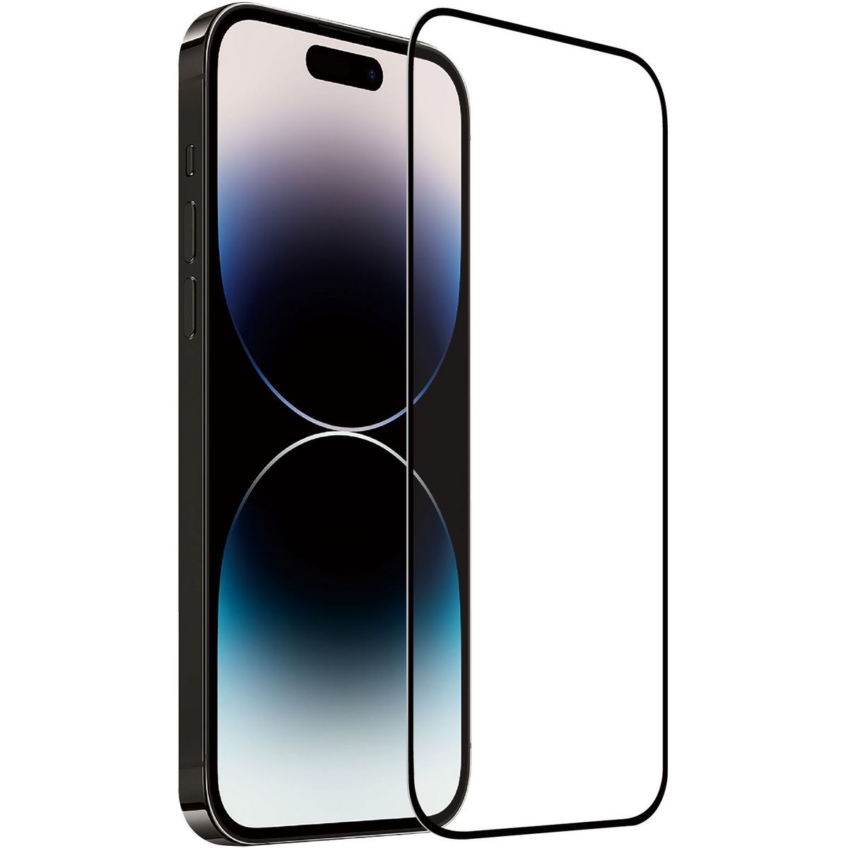 QILIVE Verre trempé pour iPhone 15 Pro Max - Transparent