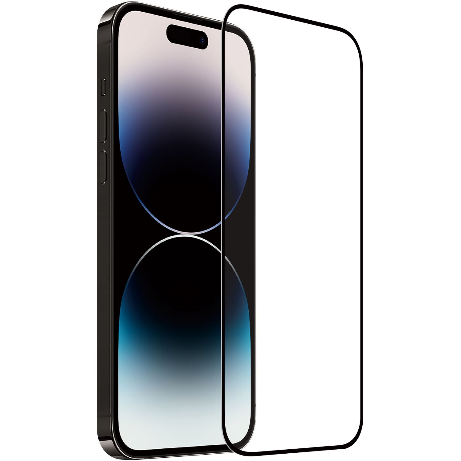 Voir la diapositive 3 : QILIVE Verre trempé pour iPhone 15/14 Pro