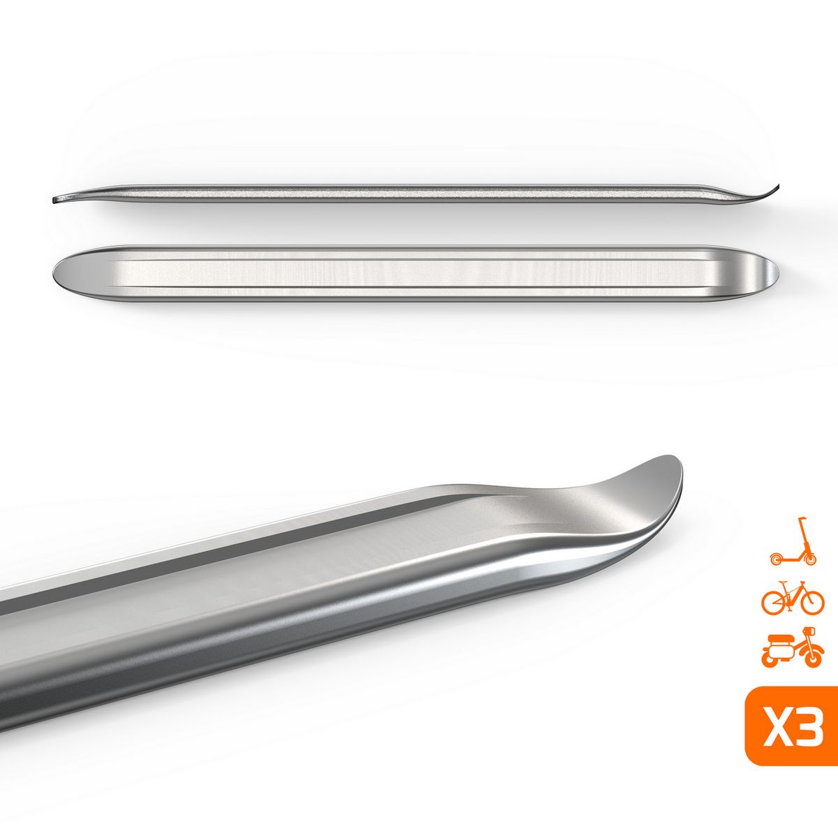 CASR Pack de 3 démonte pneus