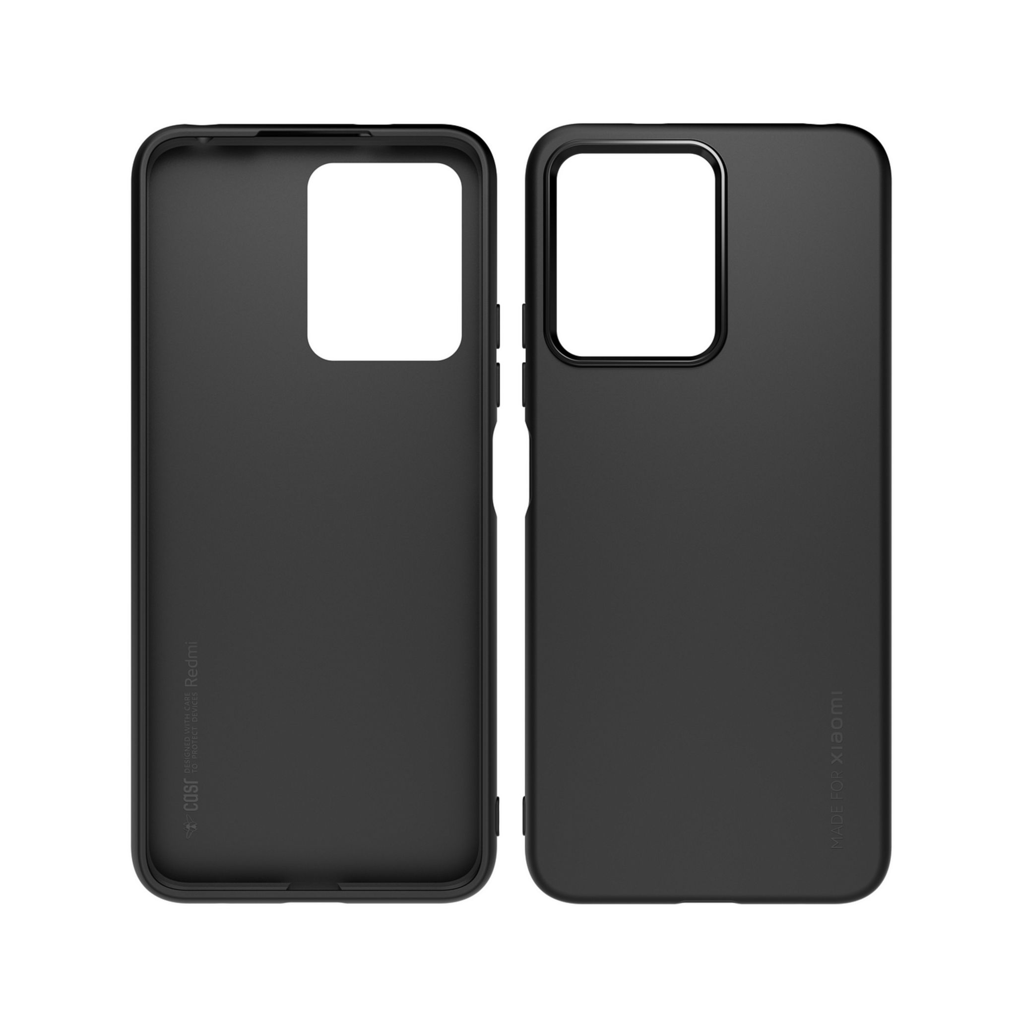Voir la diapositive 2 : Coque rigide +Verre trempée pour Xiaomi Redmi Note 12 4G - Noir