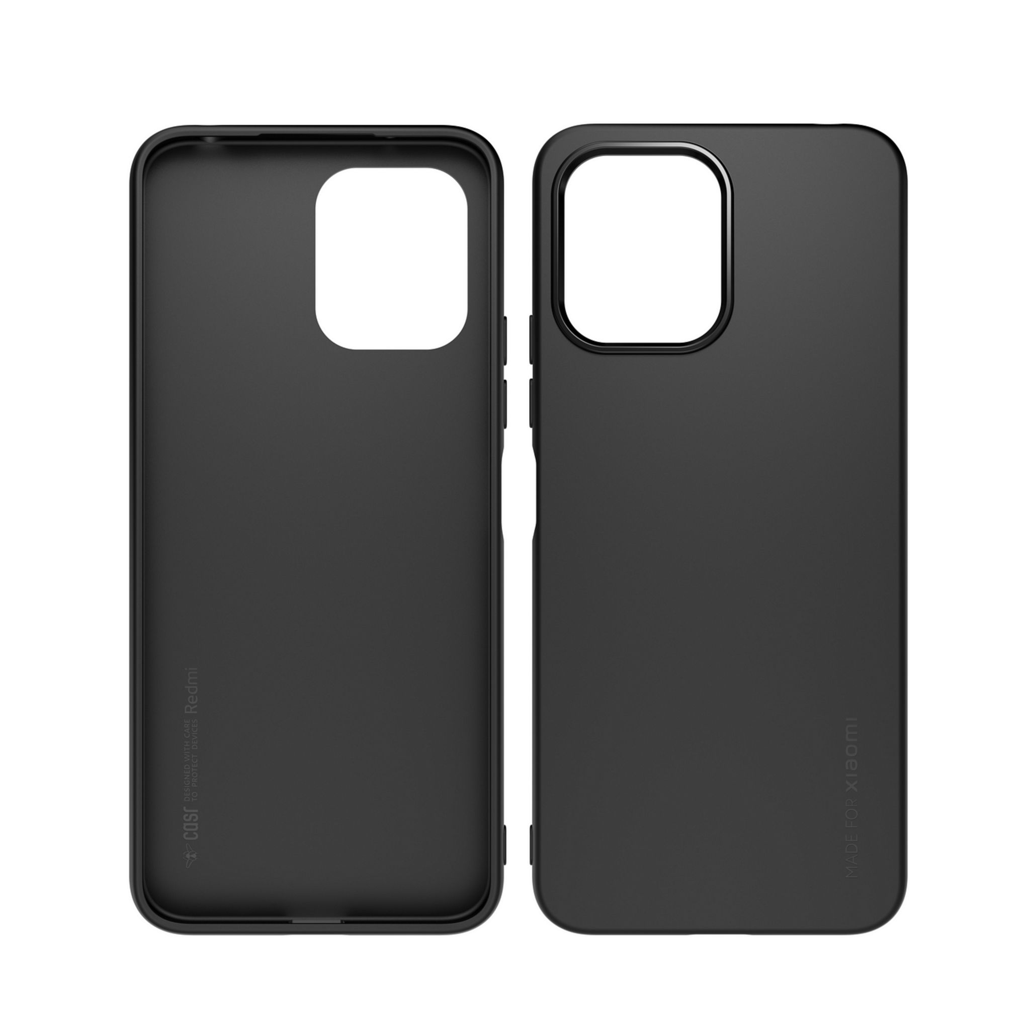 Voir la diapositive 3 : Coque rigide+Verre trempé pour Xiaomi Redmi Note 12 4/5G - Noir